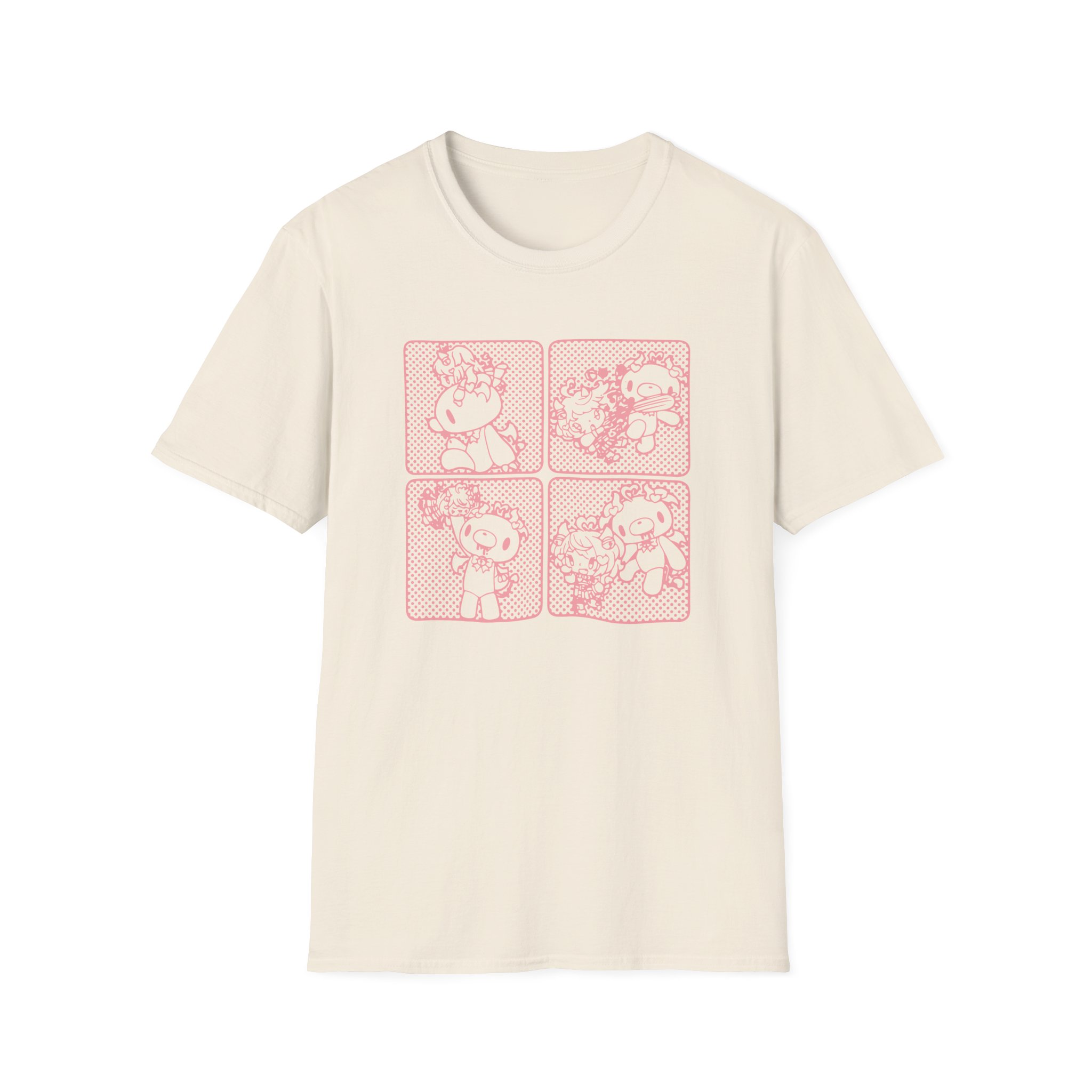 Ironmouse X Gloomy Bear Unisex Softstyle T-shirt - Image 3