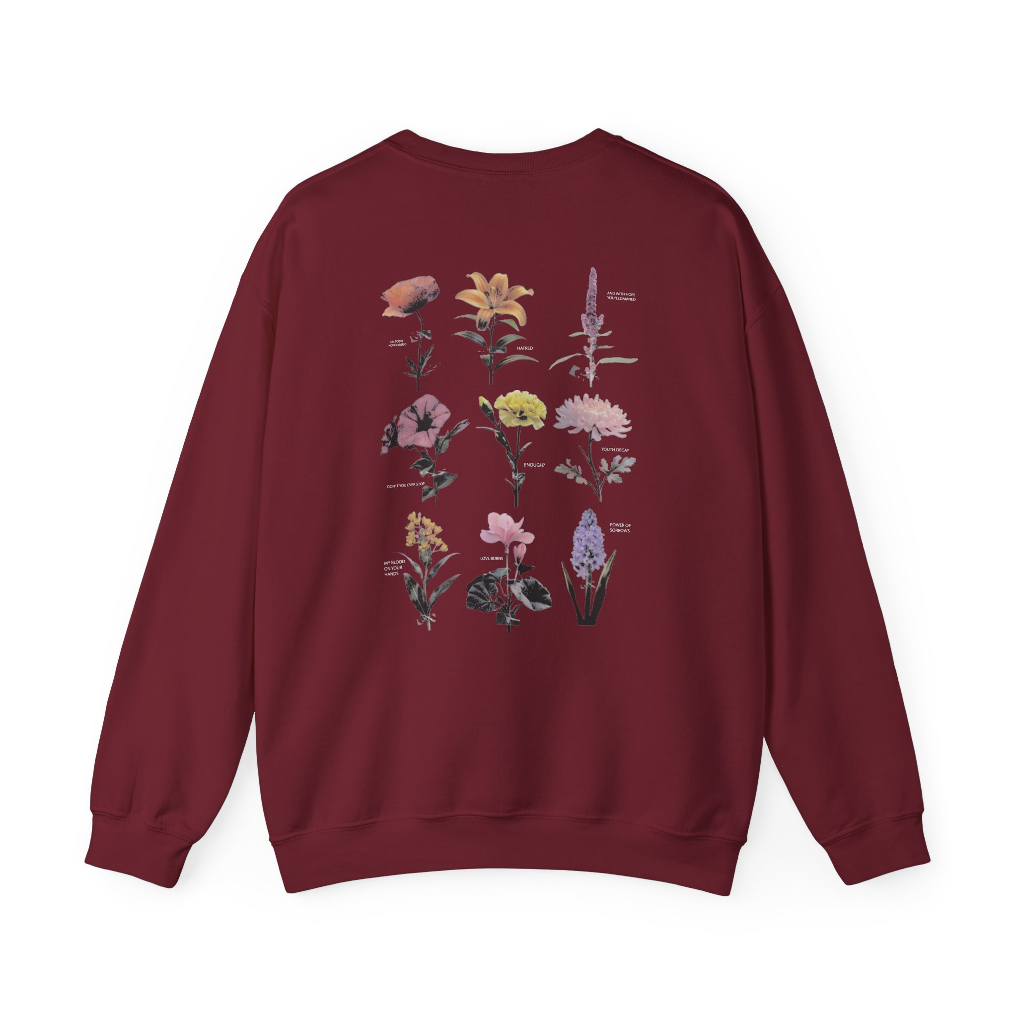 Paleface Swiss Hidden Flowers Unisex Heavy Blend™ Crewneck Sweatshirt - Image 18