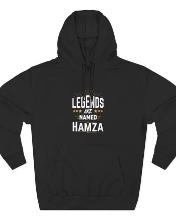 Hamza Legends Are Named Three-Panel Fleece Hoodie