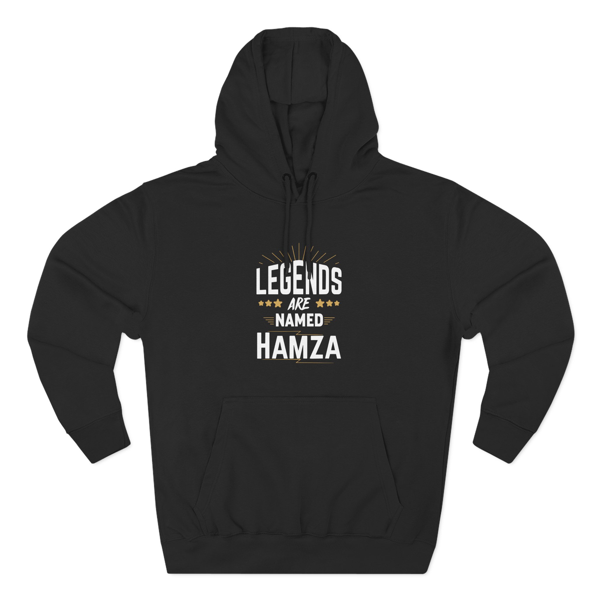 Hamza Legends Are Named Three-Panel Fleece Hoodie