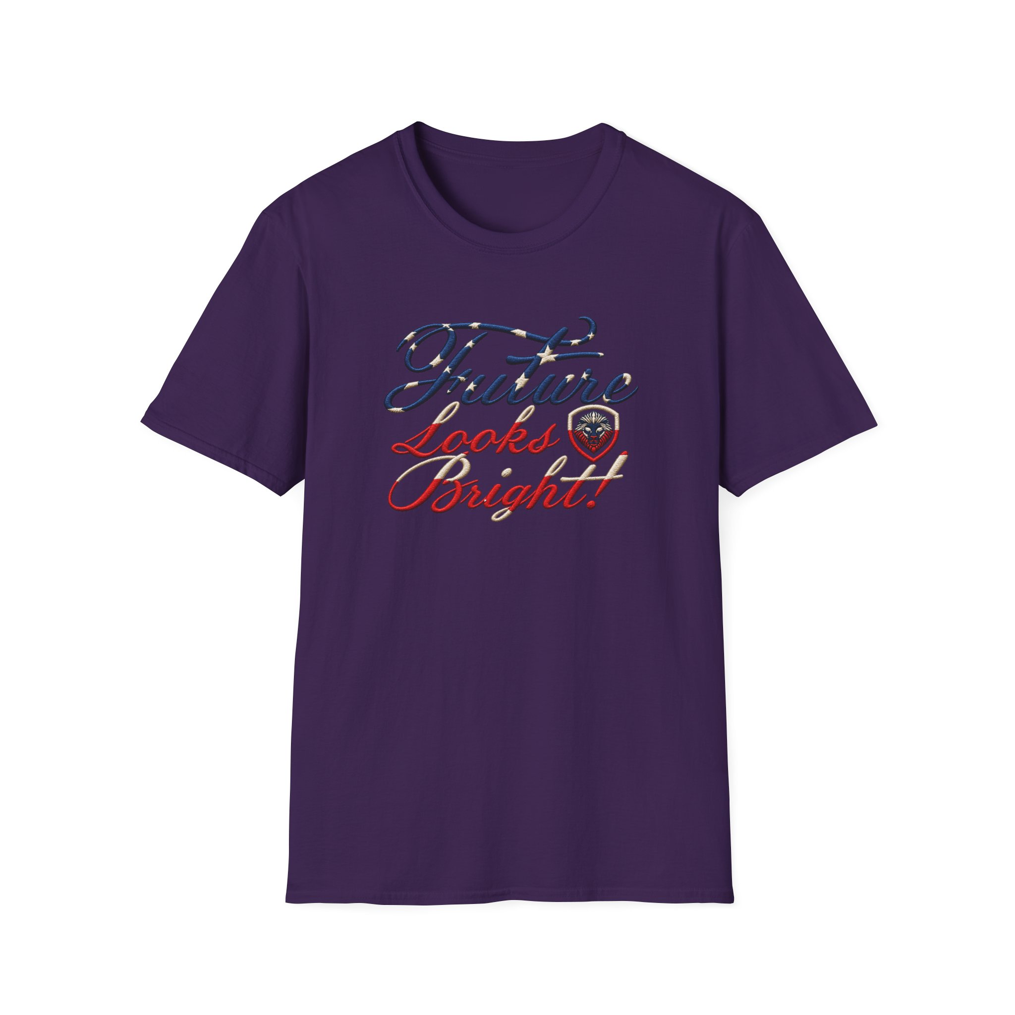 Valuetainment Flb Flag Script Unisex Softstyle T-Shirt - Image 17