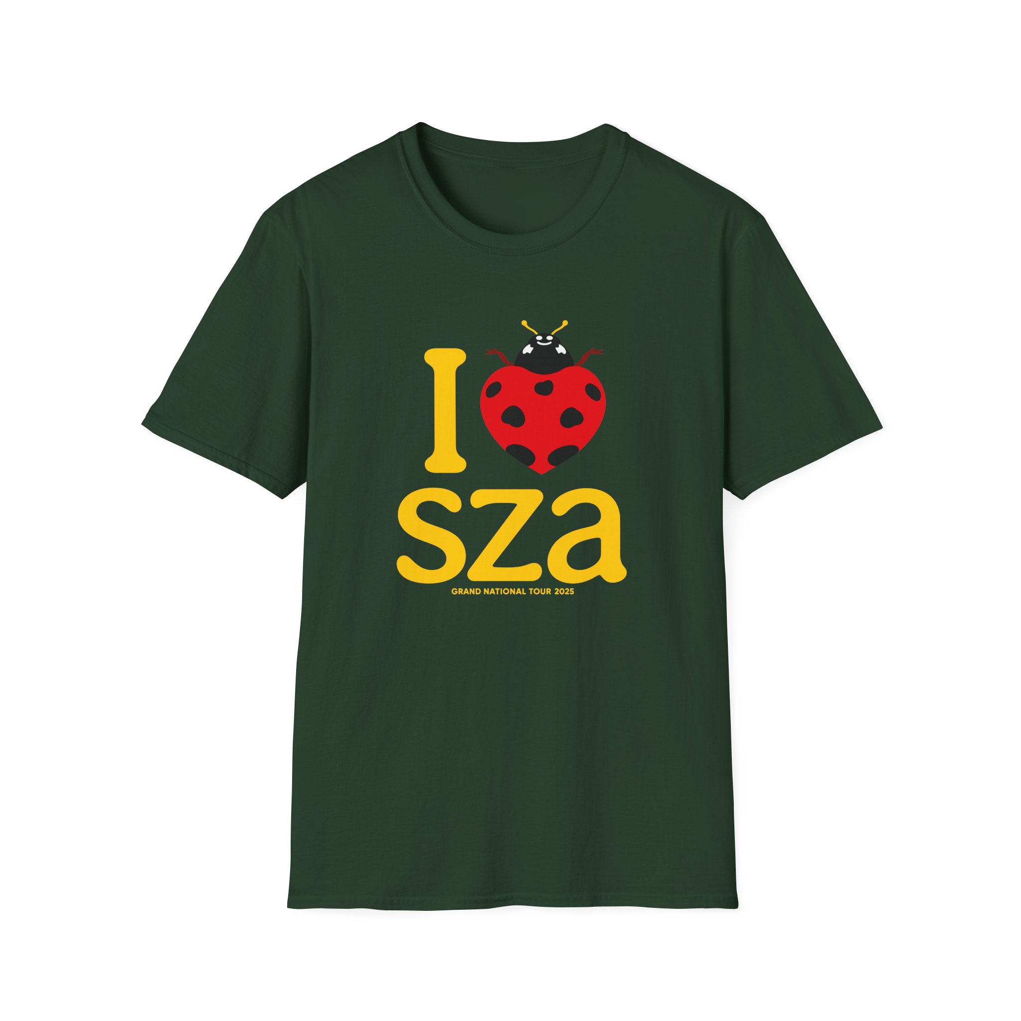 Sza Sos I Heart Sza Camo Unisex Softstyle T-Shirt - Image 5