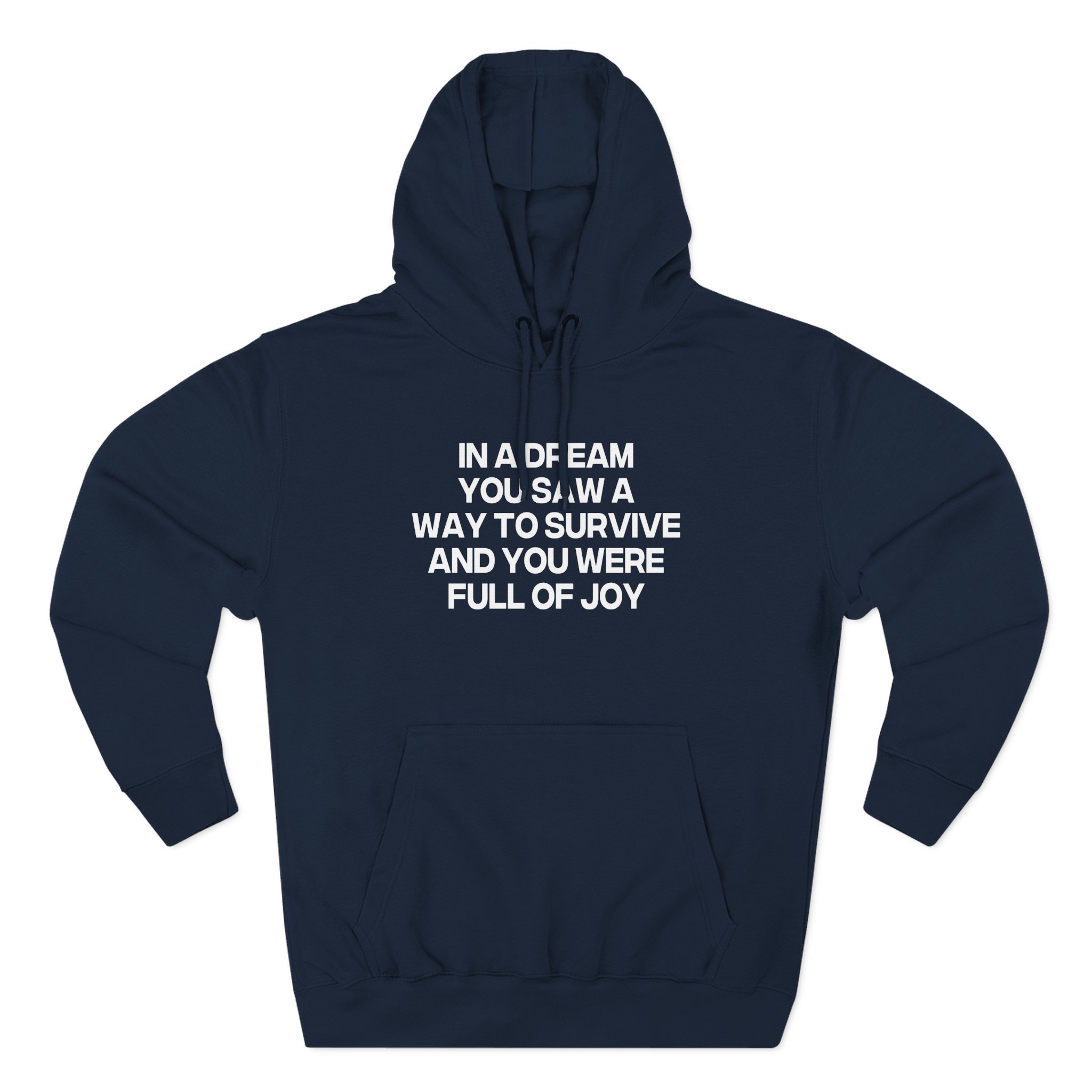 Jenny Holzer 1992 Three-Panel Fleece Hoodie - Image 11