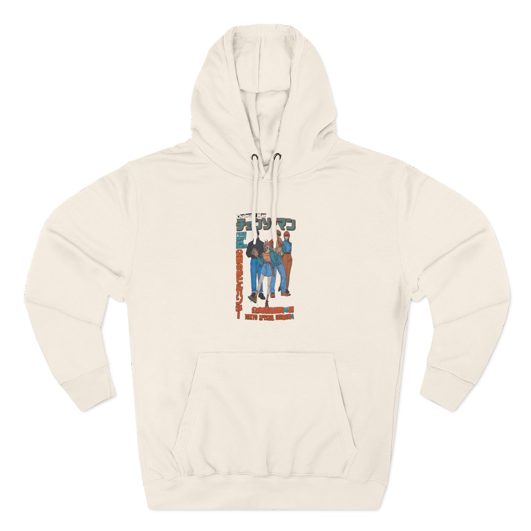 Chainsaw Man Group Three-Panel Fleece Hoodie - Image 3