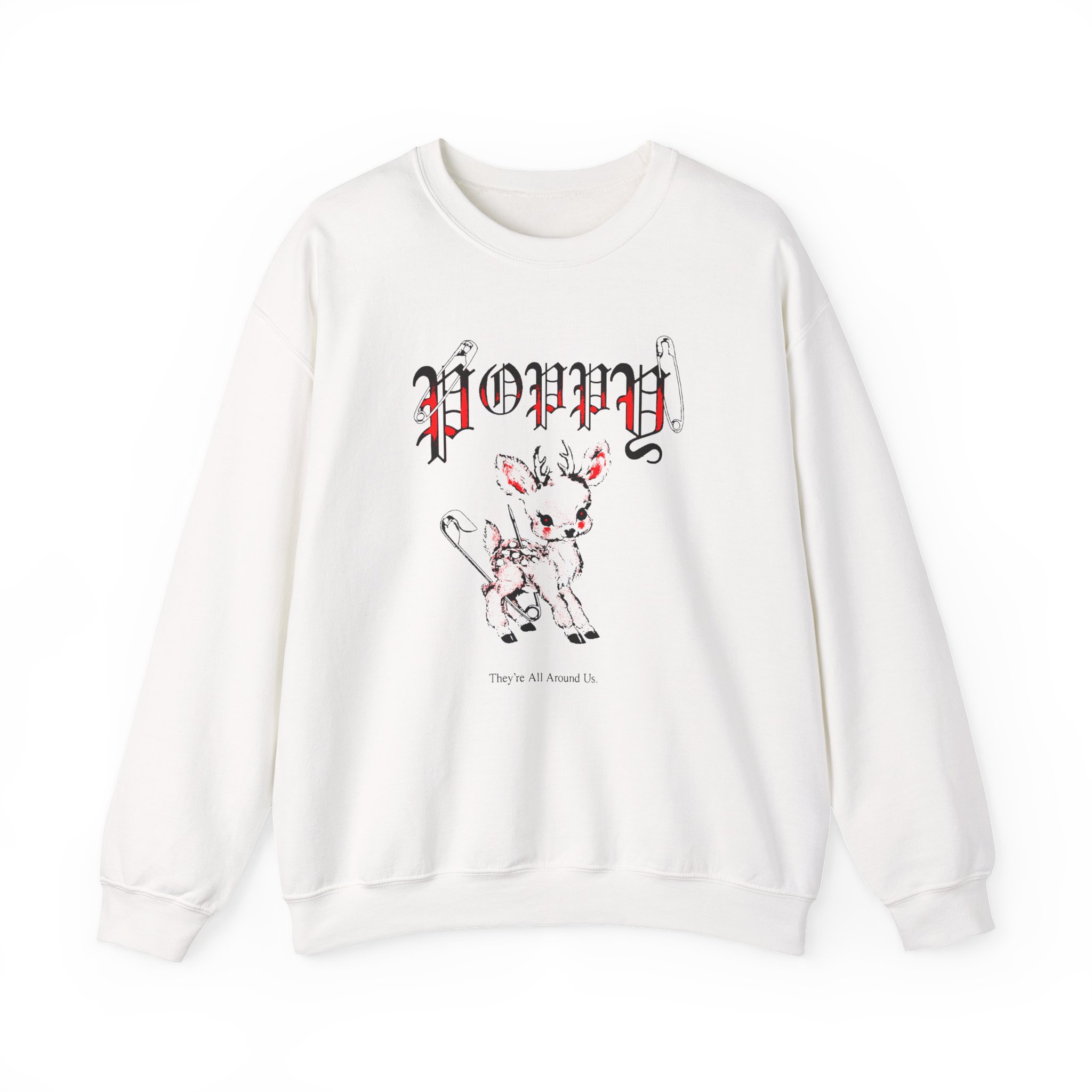 Poppy Deer Unisex Heavy Blend™ Crewneck Sweatshirt