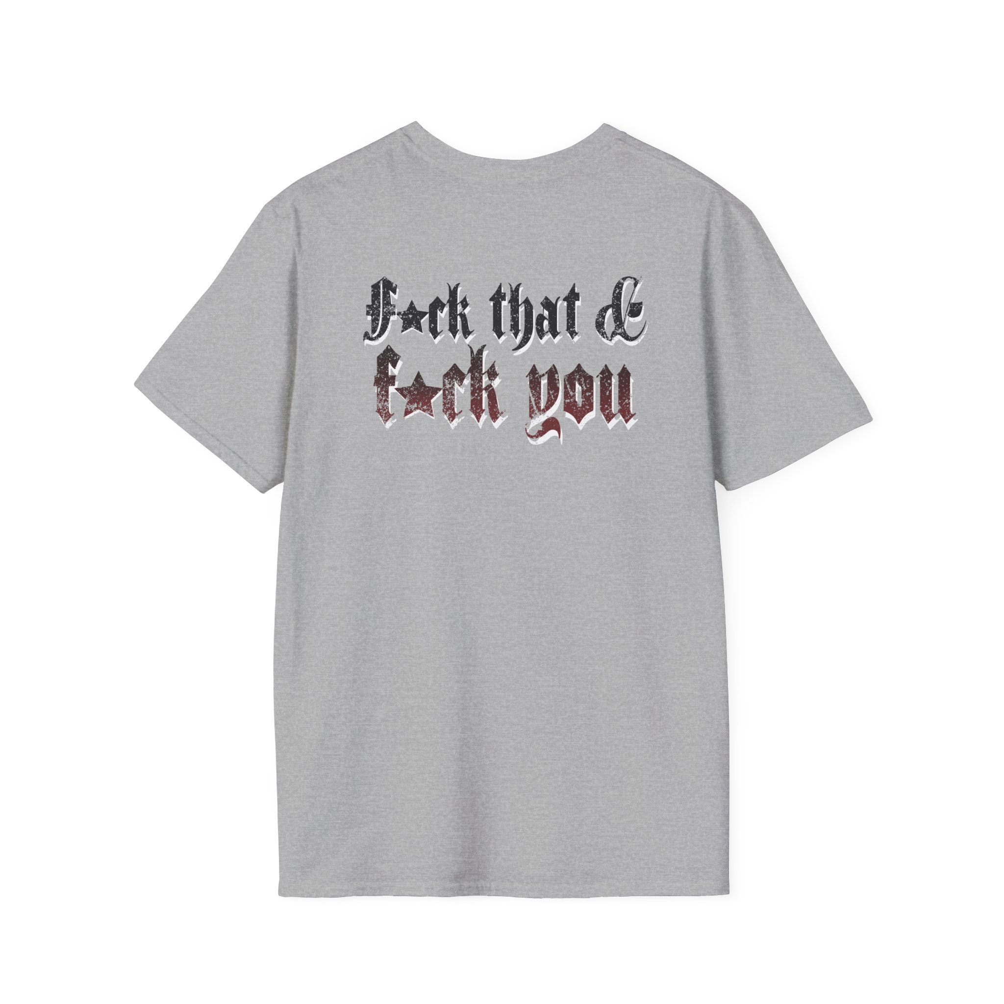 Hd F*ck You Unisex Softstyle T-Shirt - Image 8