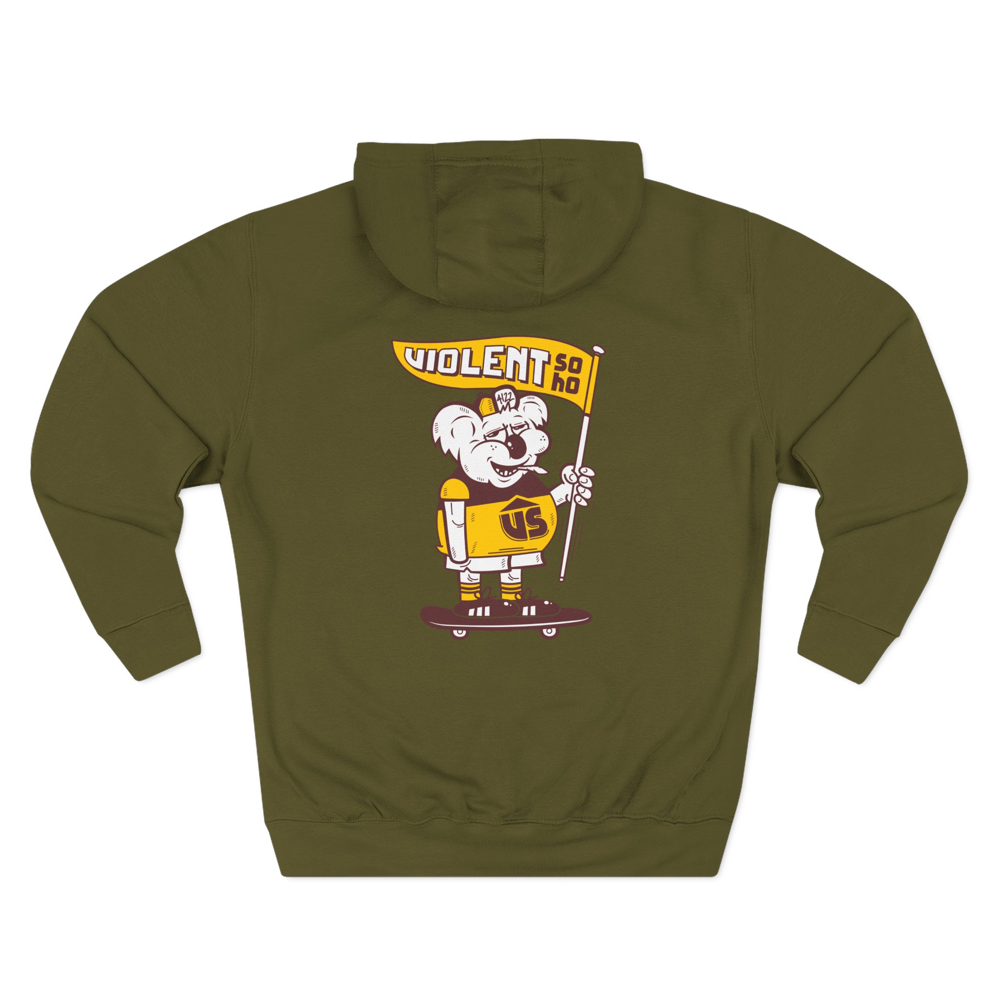 Violent Soho Brisbane Bears Three-Panel Fleece Hoodie - Image 14