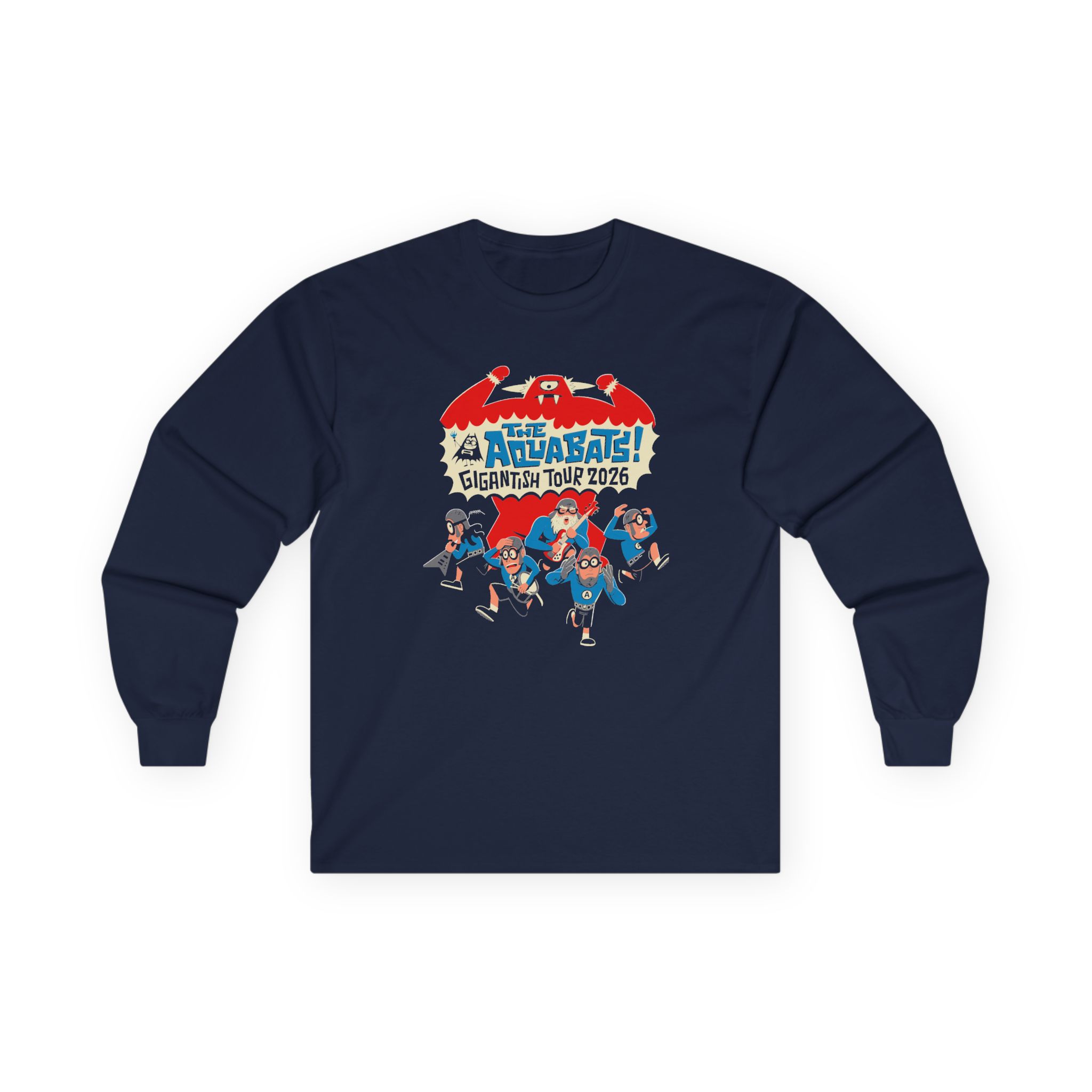 The Aquabats Gigantish Unisex Ultra Cotton Long Sleeve Tee - Image 7