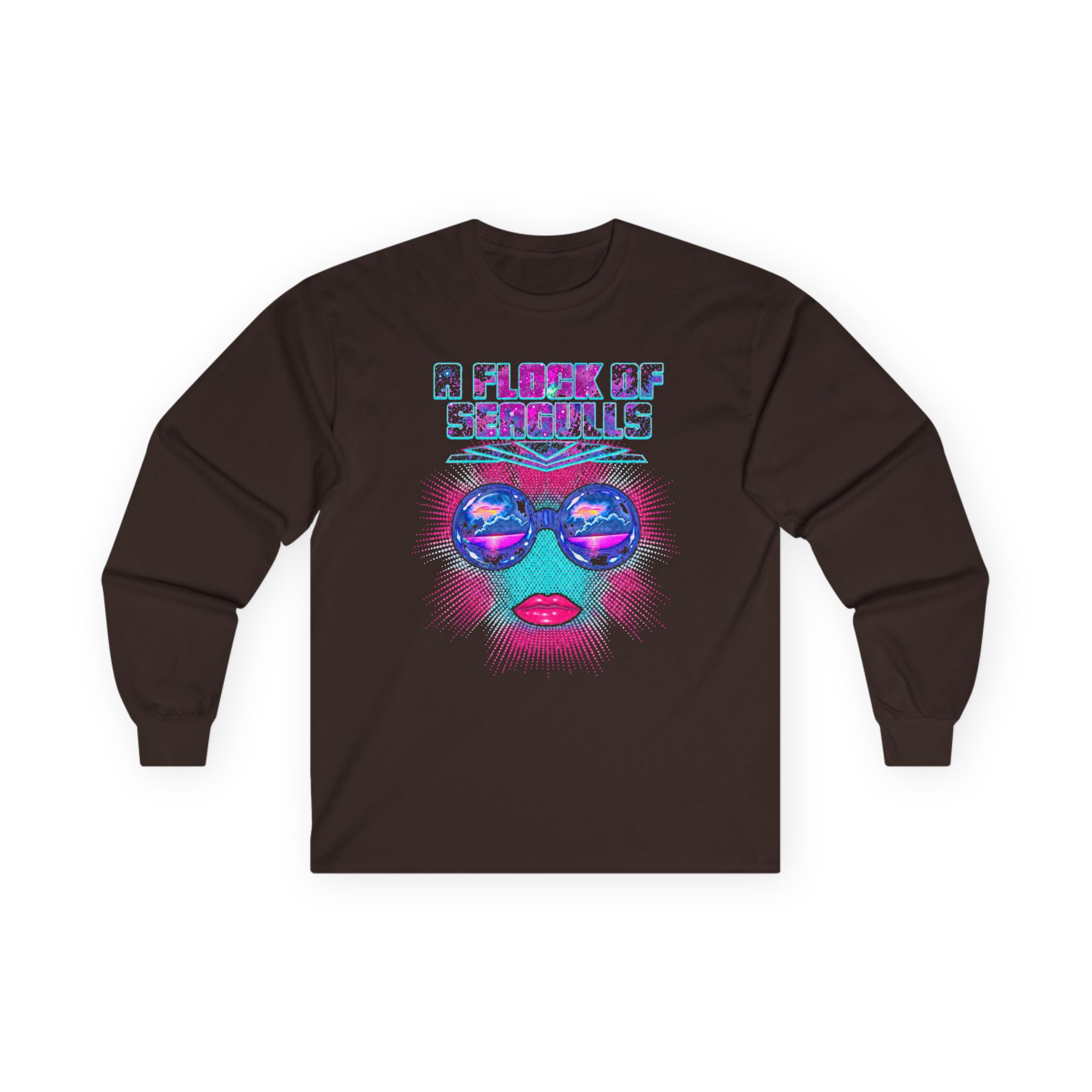 A Flock of Seagulls Galaxy Unisex Ultra Cotton Long Sleeve Tee - Image 3