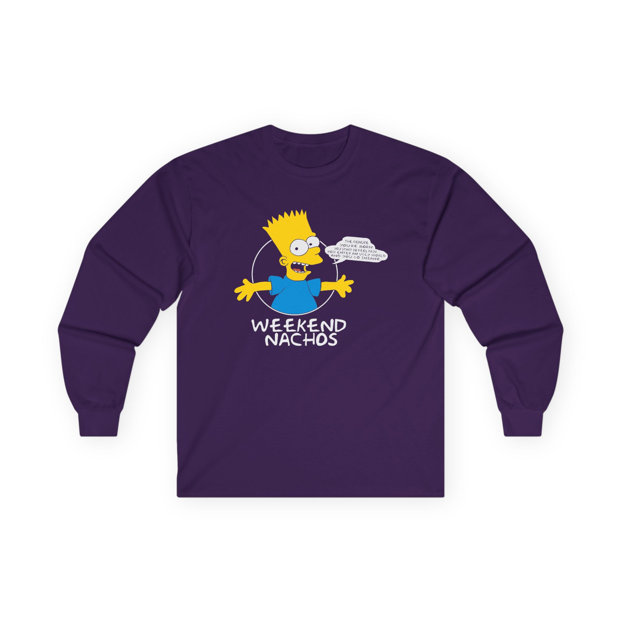 Weekend Nachos Unisex Ultra Cotton Long Sleeve Tee - Image 13