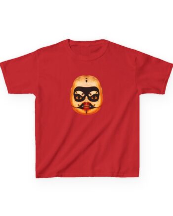 Kids Daft Punk Human After All Red Technologic Heavy Cotton™ Tee