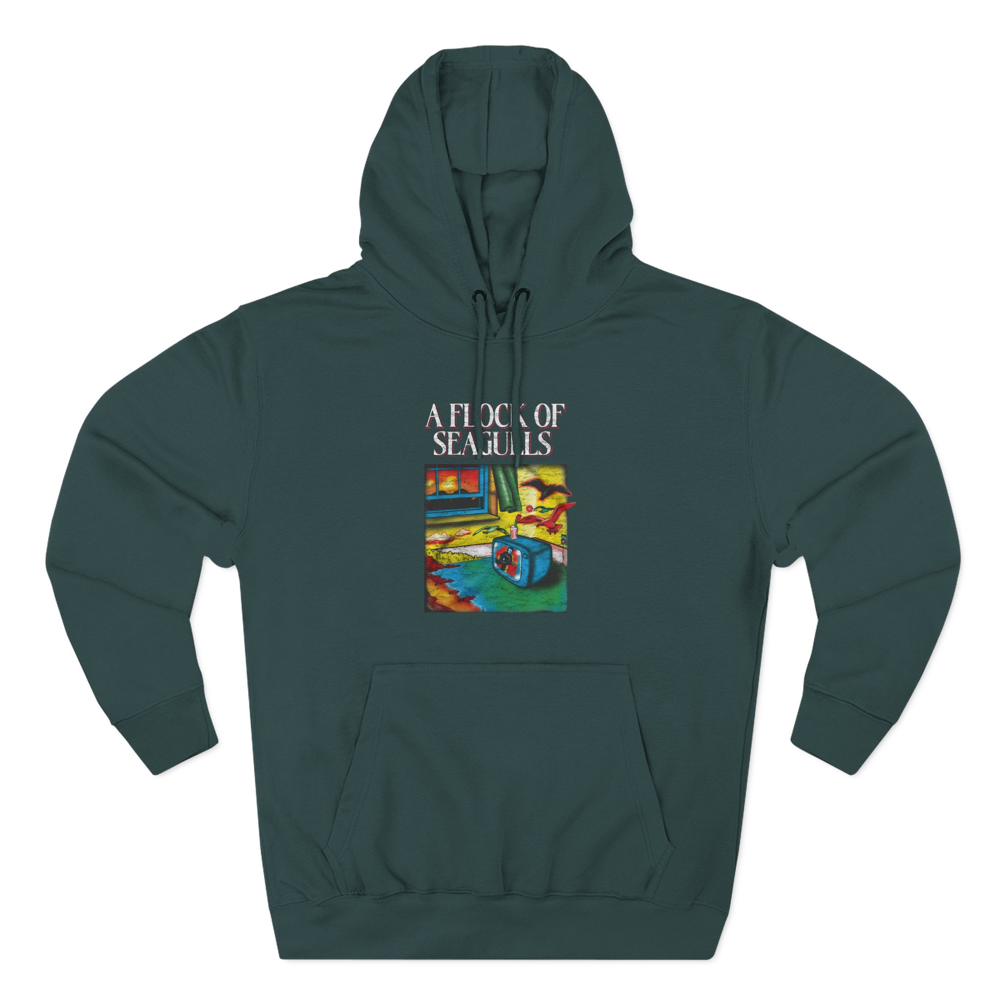 A Flock of Seagulls I Ran Tour Three-panel Fleece Hoodie - Image 5