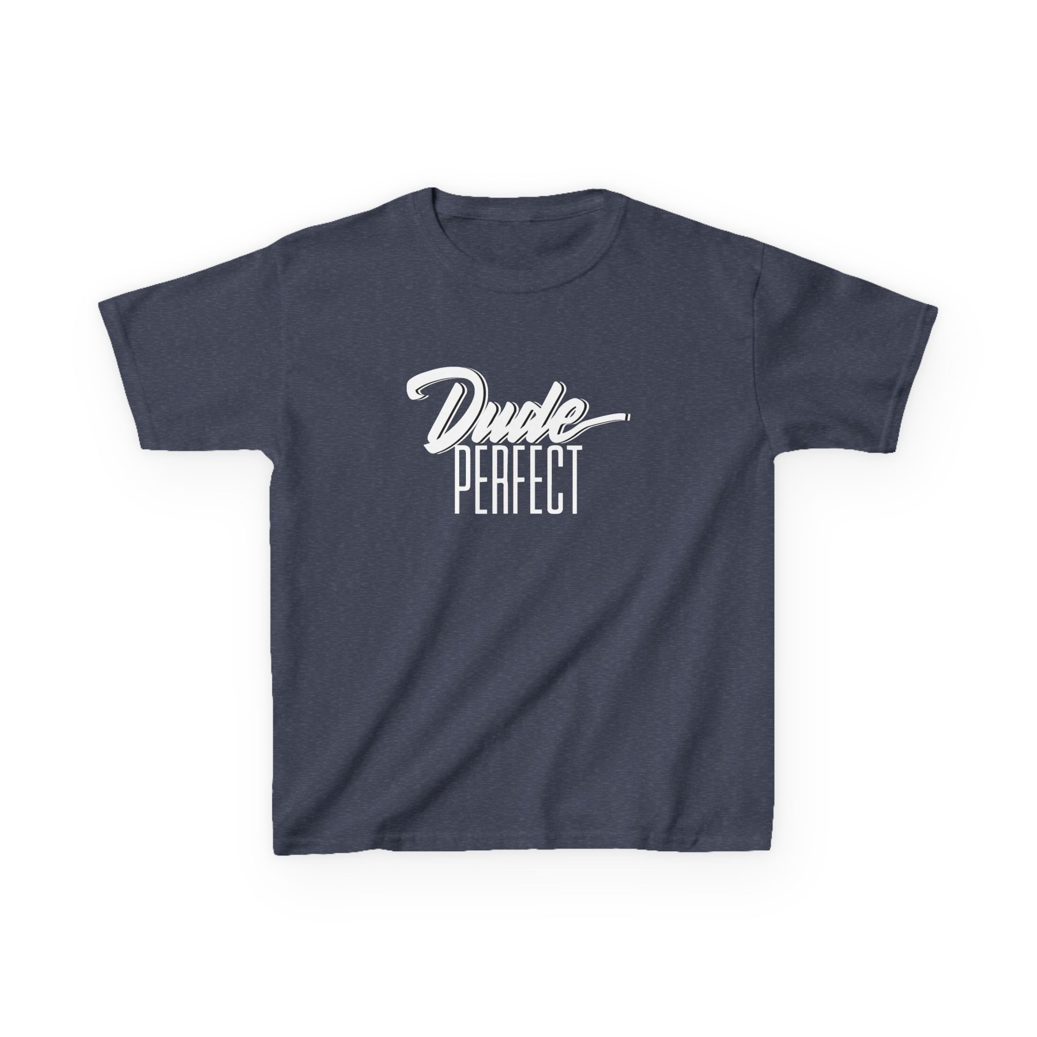 Dude Perfect Dude Script Kids Heavy Cotton™ Tee - Image 17