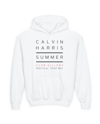 Youth Calvin Harris Summer 4 Album Cover Heavy Blend Hooded Sweatshirt