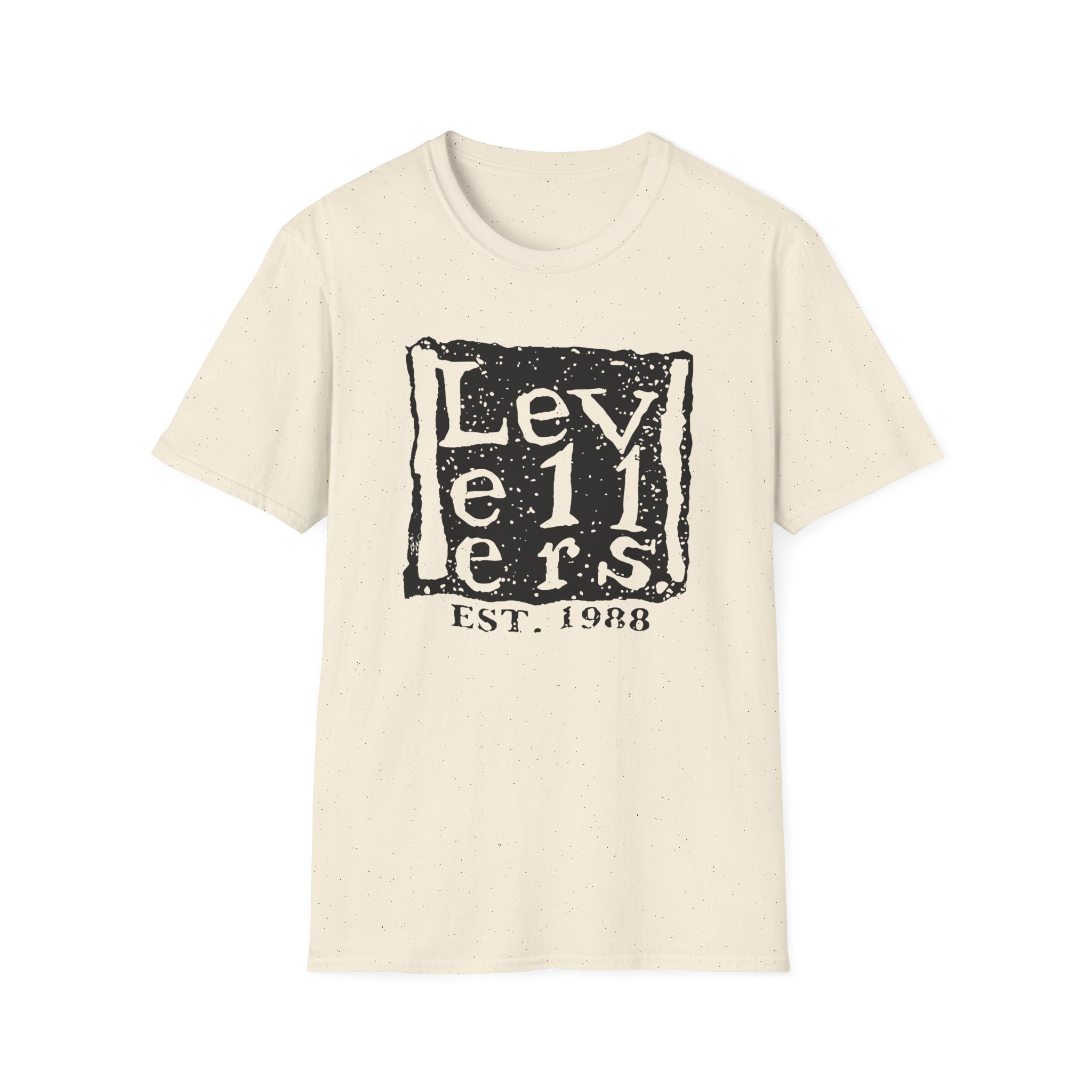 Levellers Logo Unisex Softstyle T-shirt - Image 9