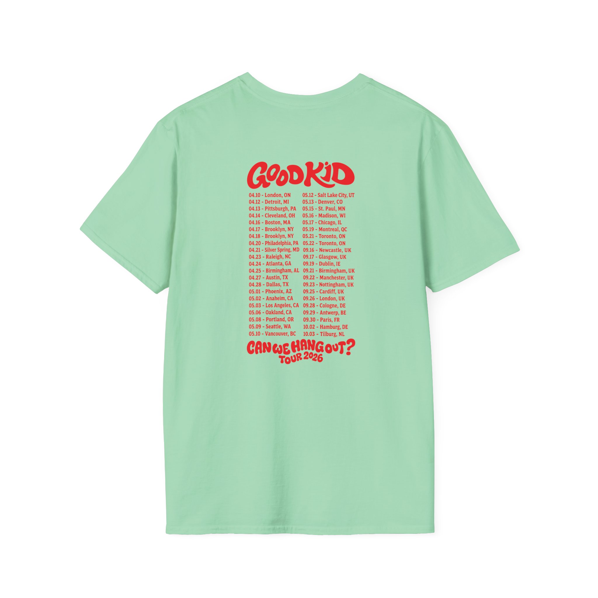 Good Kid Can We Hang Out Unisex Softstyle T-Shirt - Image 18