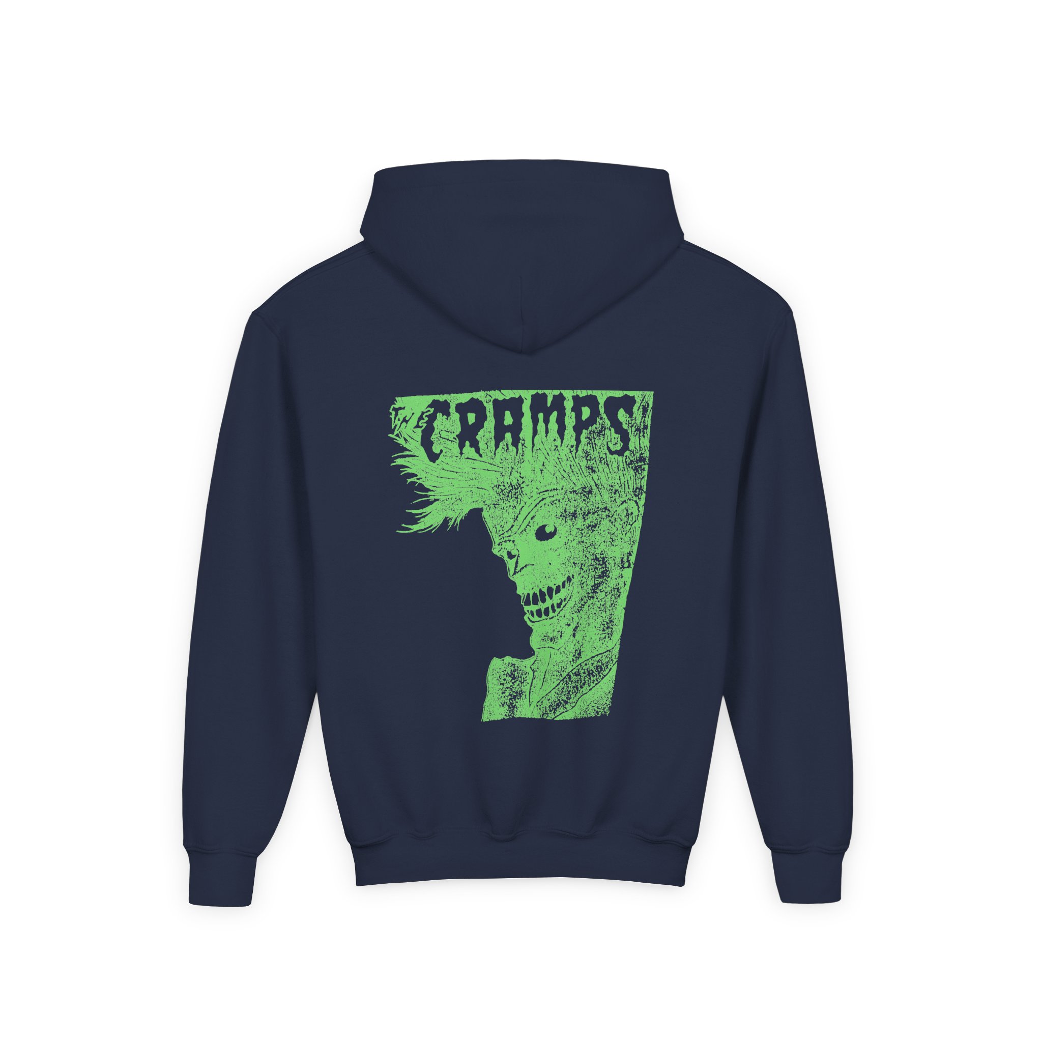 The Cramps Stay Sick Youth Heavy Blend Hooded Sweatshirt - Image 8