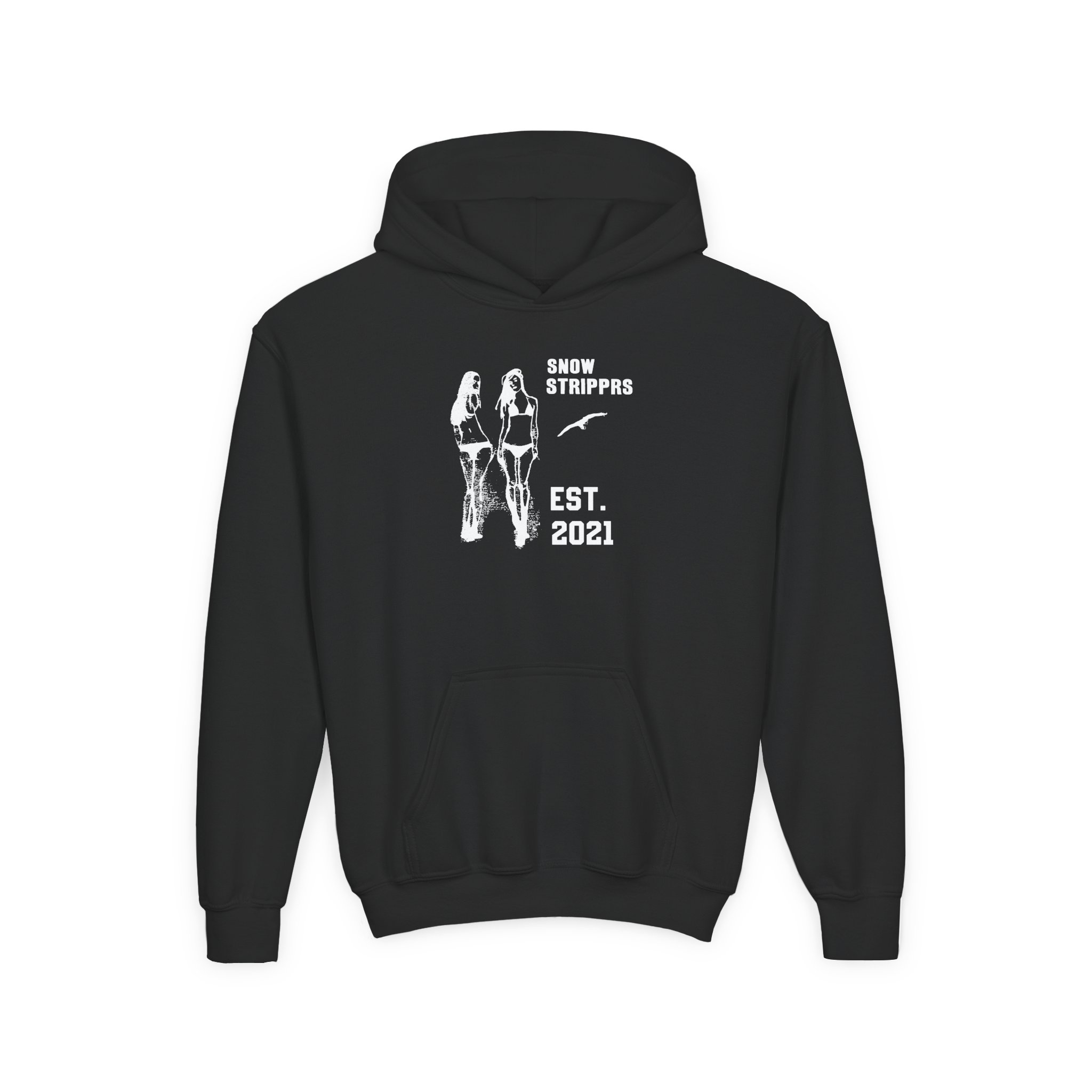 Youth Snow Strippers Heavy Blend Hooded Sweatshirt
