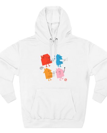 Love on Tour 4 Houses Raglan Three-panel Fleece Hoodie
