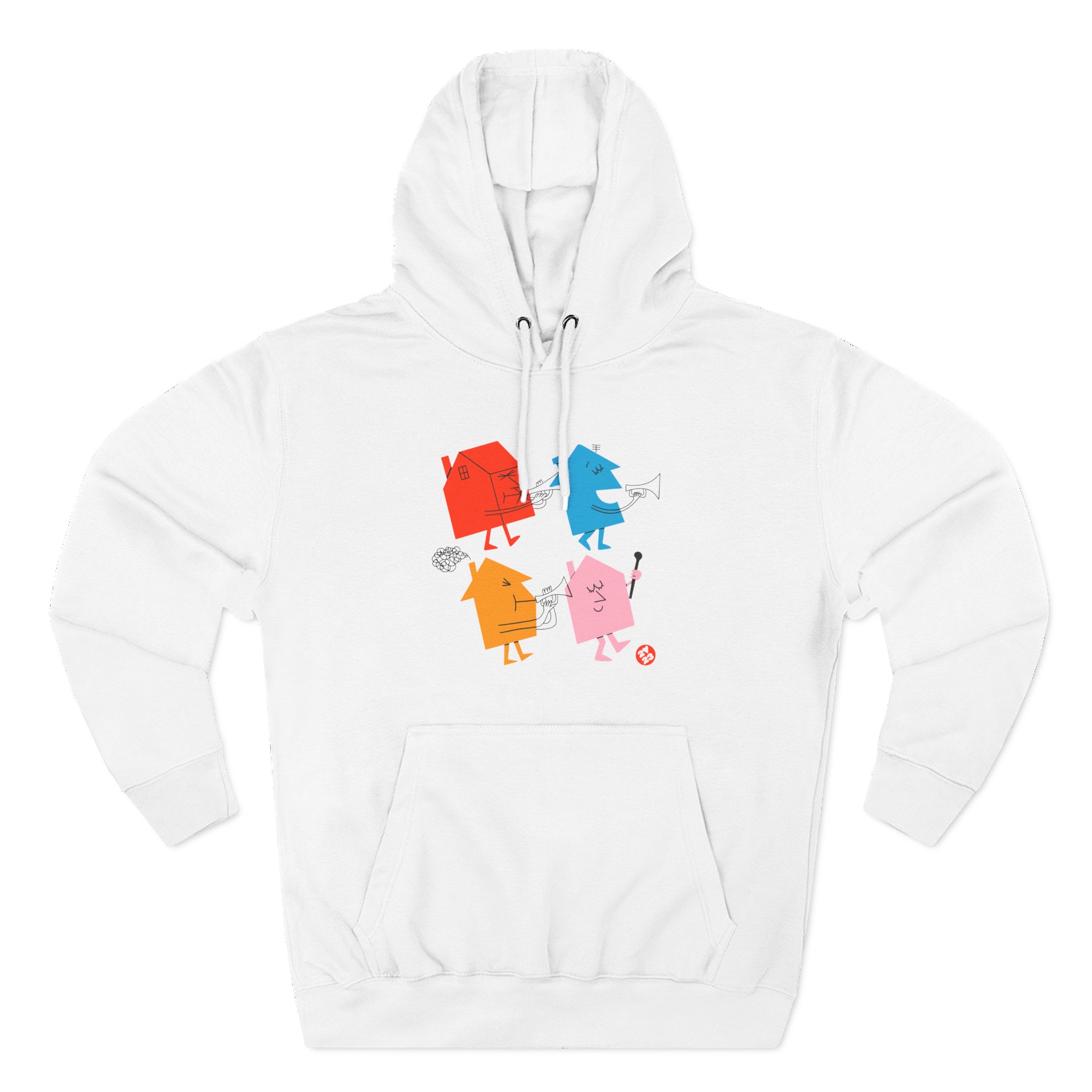 Love on Tour 4 Houses Raglan Three-panel Fleece Hoodie