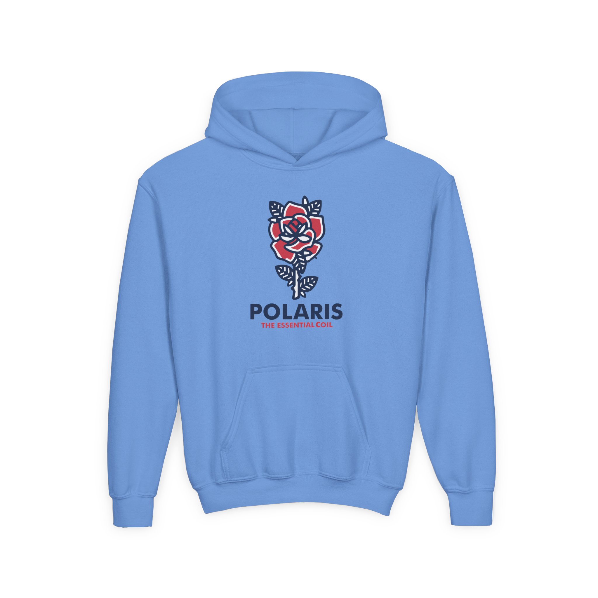 Polaris Rose Youth Heavy Blend Hooded Sweatshirt - Image 7
