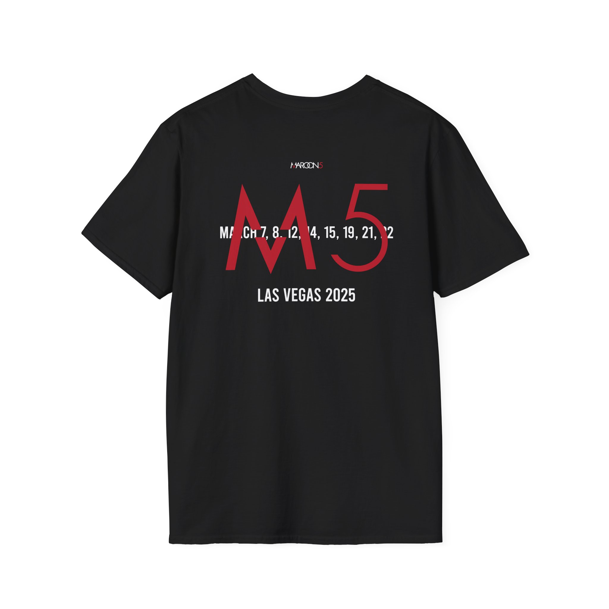 Adam Levine M5LV Distressed Unisex Softstyle T-Shirt - Image 2