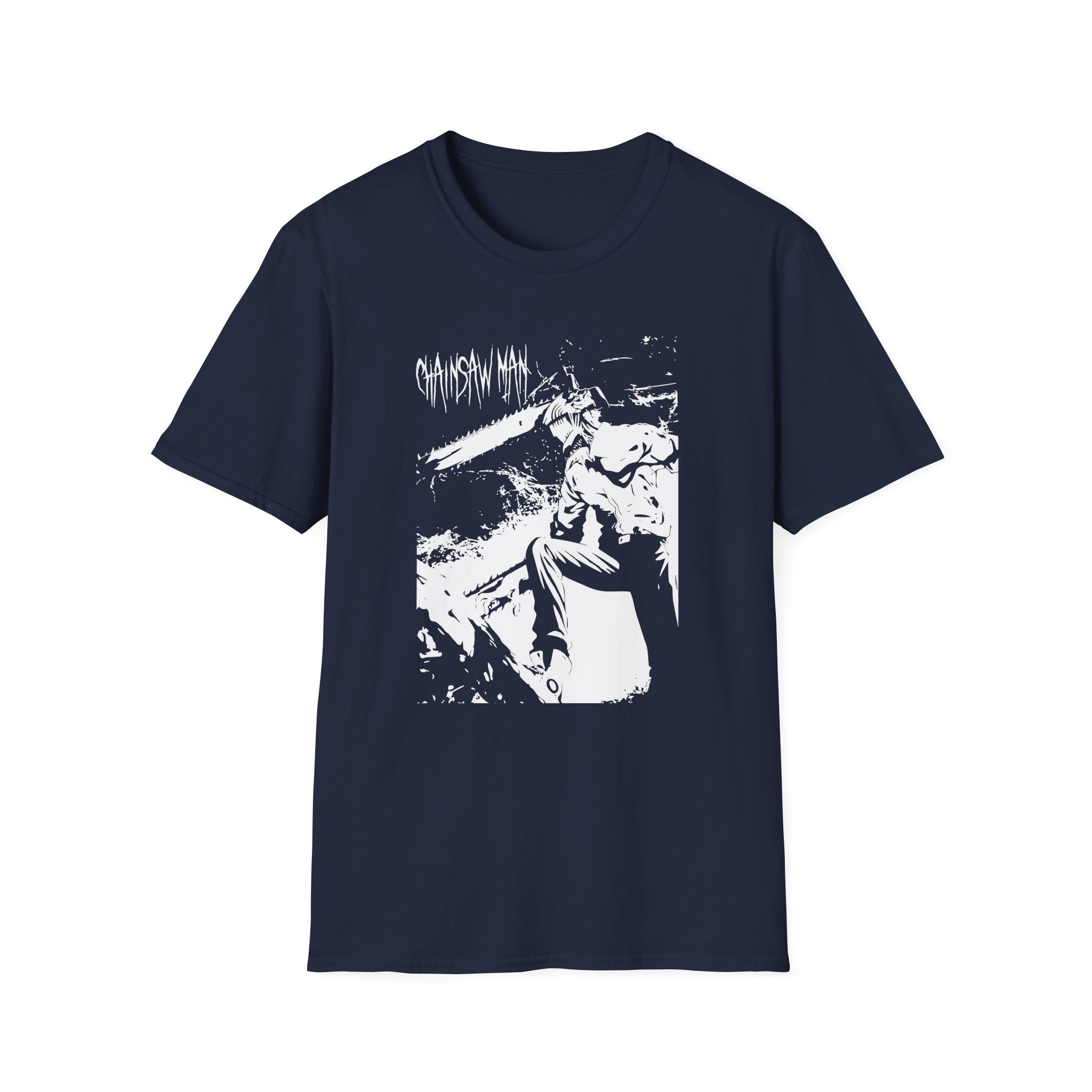 Chainsaw Man Jumbo Denji Unisex Softstyle T-Shirt - Image 17
