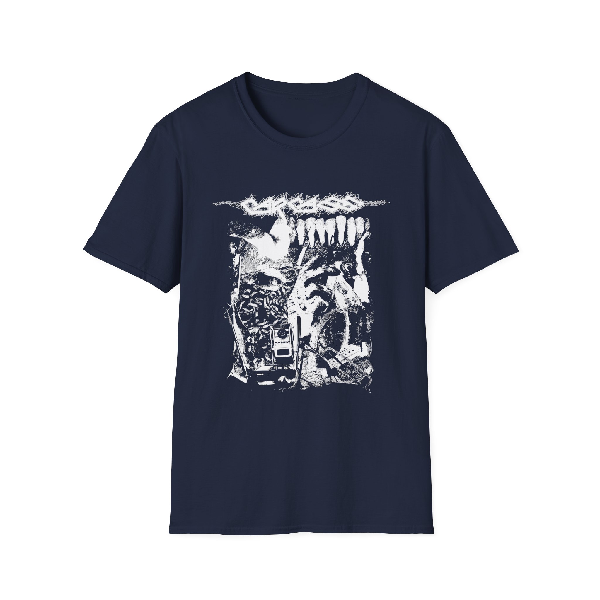 Carcass Flesh Ripping Sonic Torment Unisex Softstyle T-Shirt - Image 5