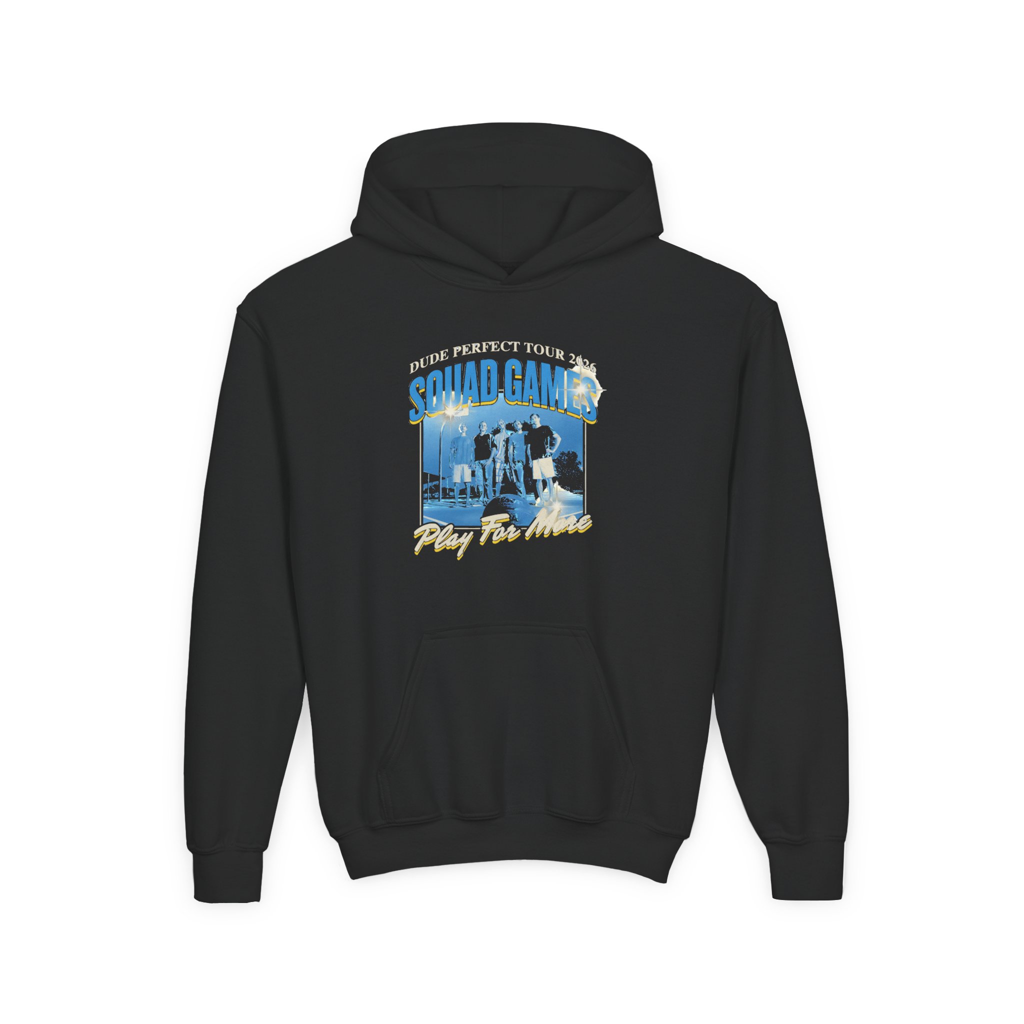 Dude Perfect Vintage Champs Youth Heavy Blend Hooded Sweatshirt