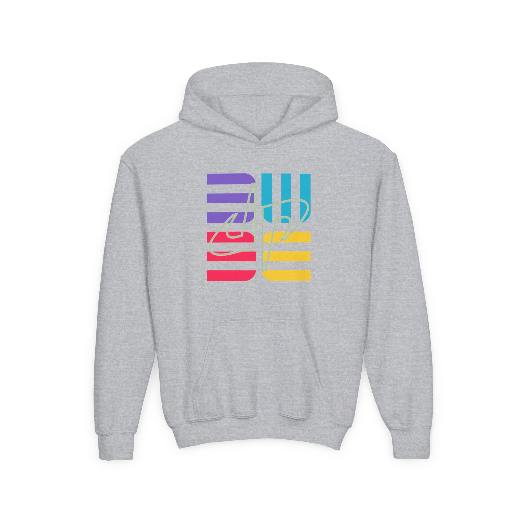 Dude Perfect Neon Champ Youth Heavy Blend Hooded Sweatshirt - Image 5