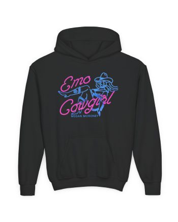 Megan Moroney Emo Cowgirl Youth Heavy Blend Hooded Sweatshirt