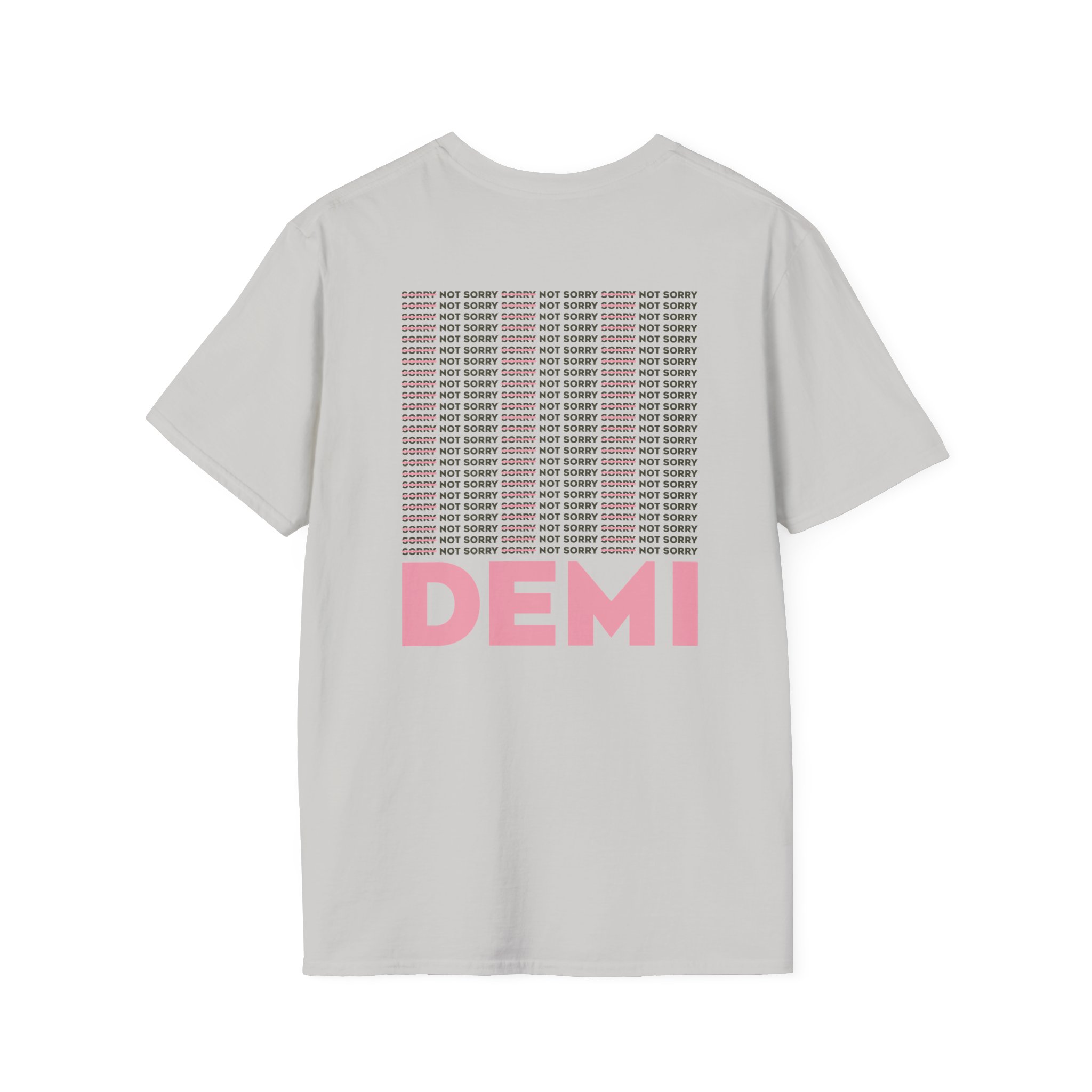 D L Not Sorry Unisex Softstyle T-Shirt - Image 6
