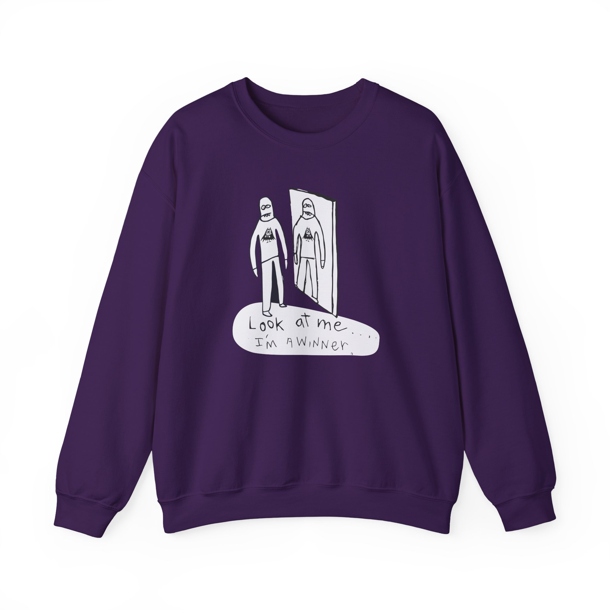 The Aquabats Look at Me. I'm a Winner! Unisex Heavy Blend™ Crewneck Sweatshirt - Image 15