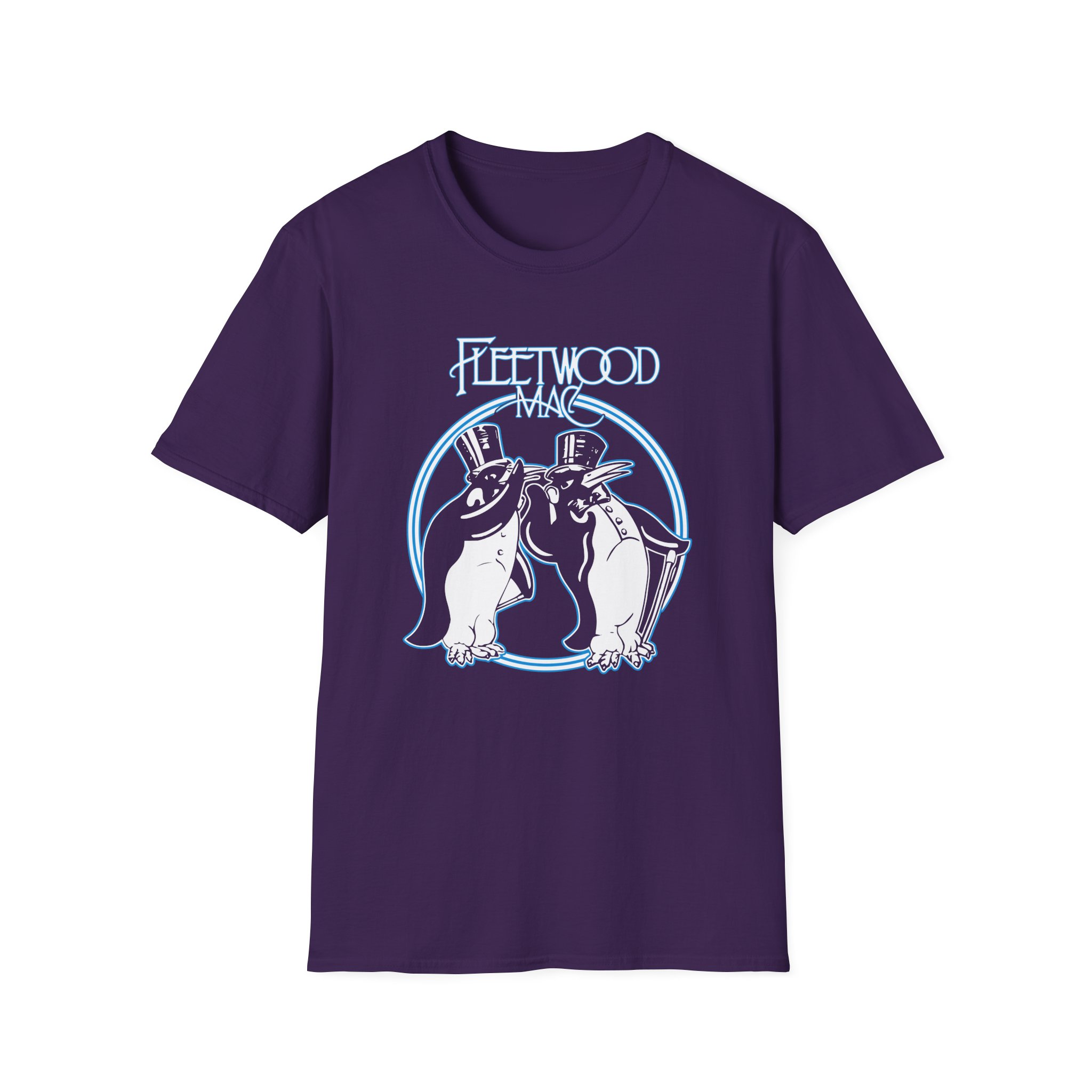 Fleetwood Mac Penguin Unisex Softstyle T-Shirt - Image 9