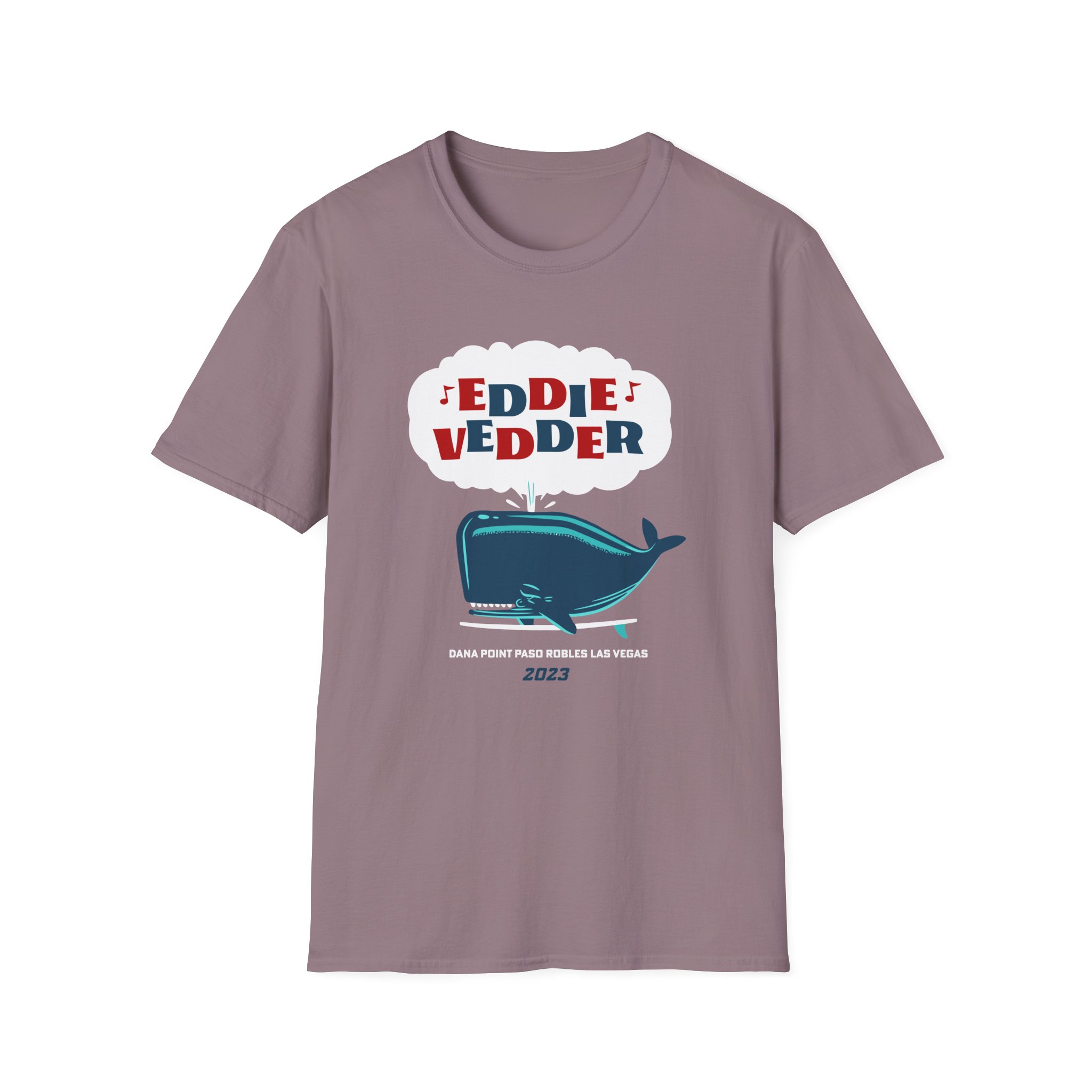 Eddie Vedder Whale Unisex Softstyle T-Shirt - Image 21