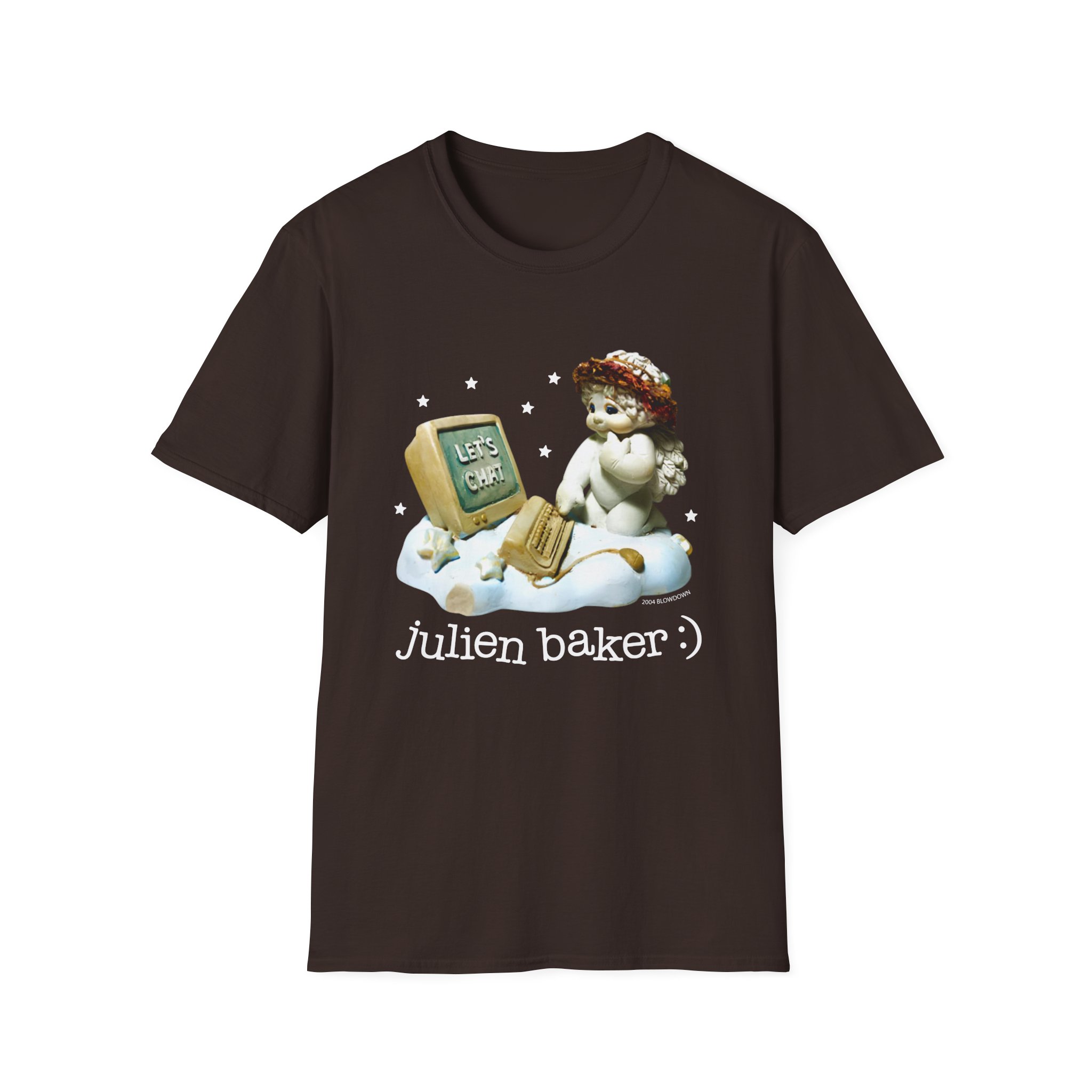 Julien Baker Online Angel Unisex Softstyle T-Shirt - Image 5