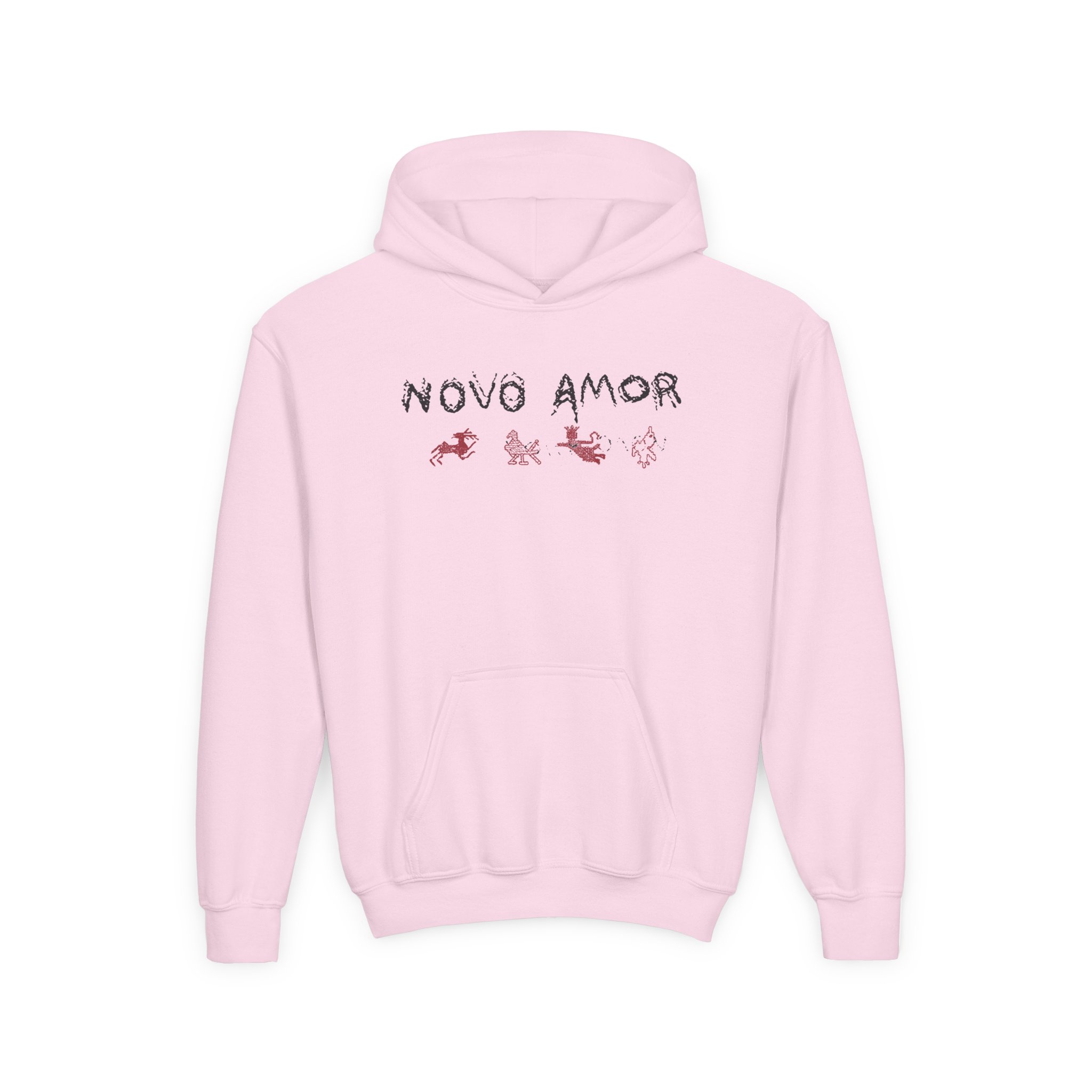 Novo Amor Symbols Youth Heavy Blend Hooded Sweatshirt - Image 9