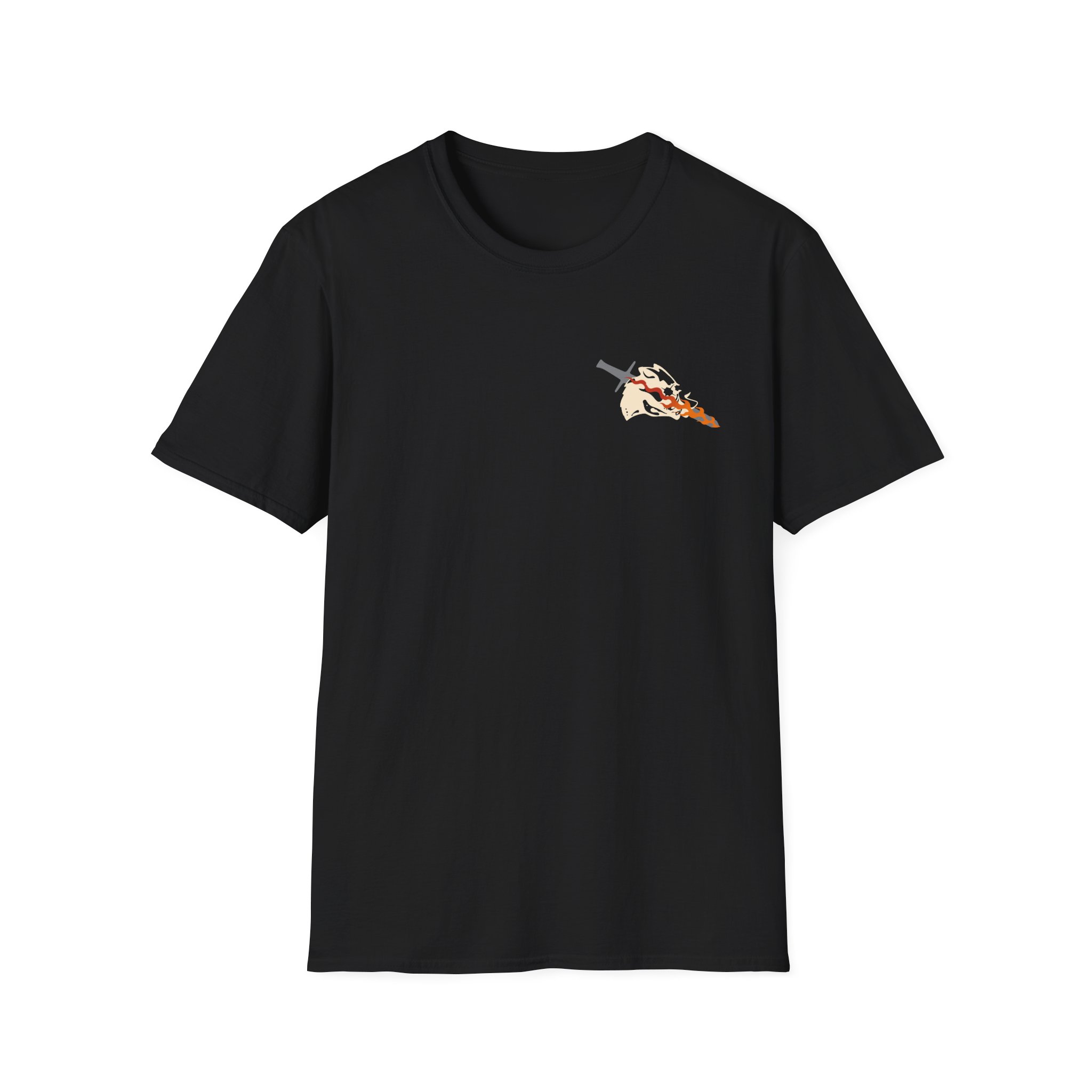 Bilmuri Flaming Sword Logo Unisex Softstyle T-Shirt