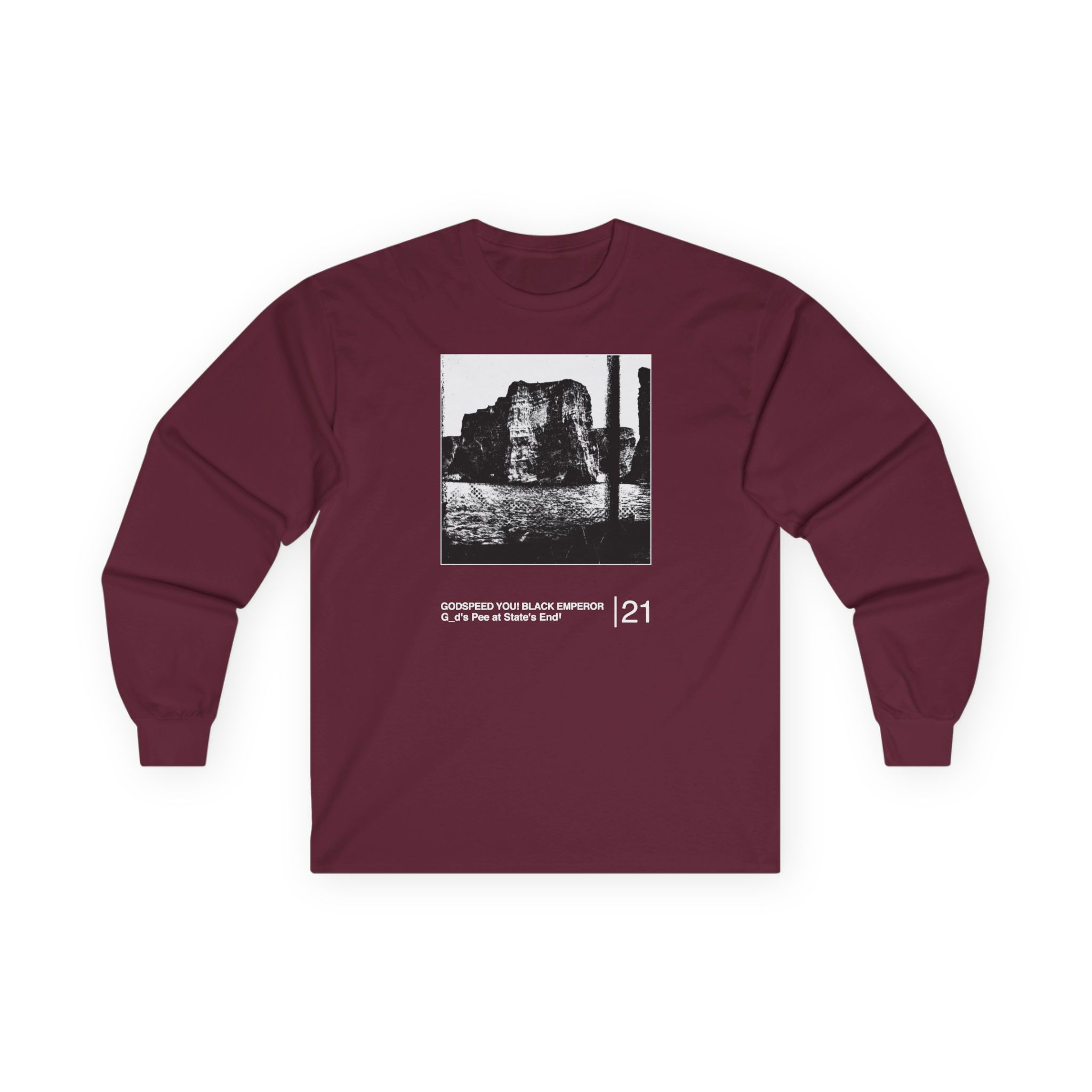 Godspeed You! Black Emperor God's Pee at State's End! Unisex Ultra Cotton Long Sleeve Tee - Image 3