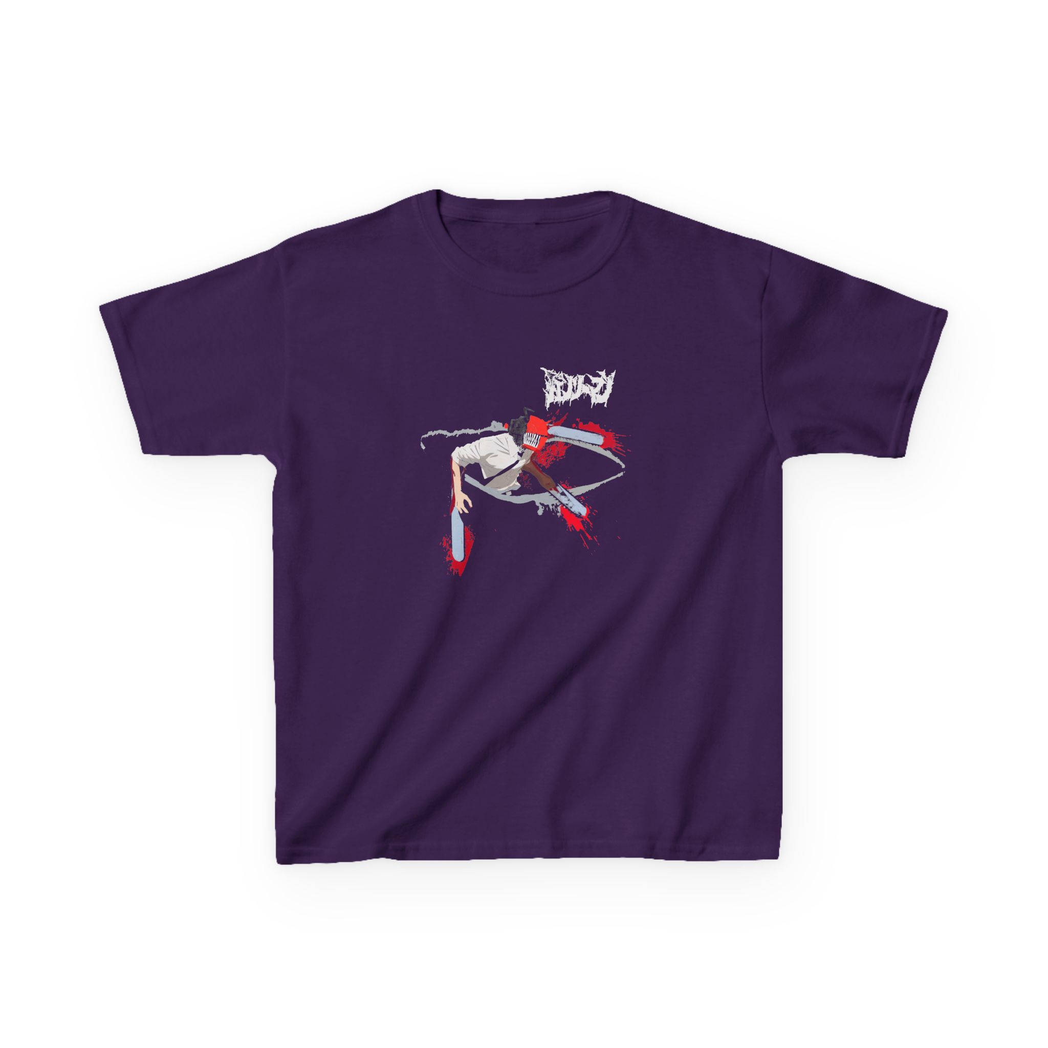 Chainsaw Man Denji Chainsaw Devil Kids Heavy Cotton™ Tee - Image 9