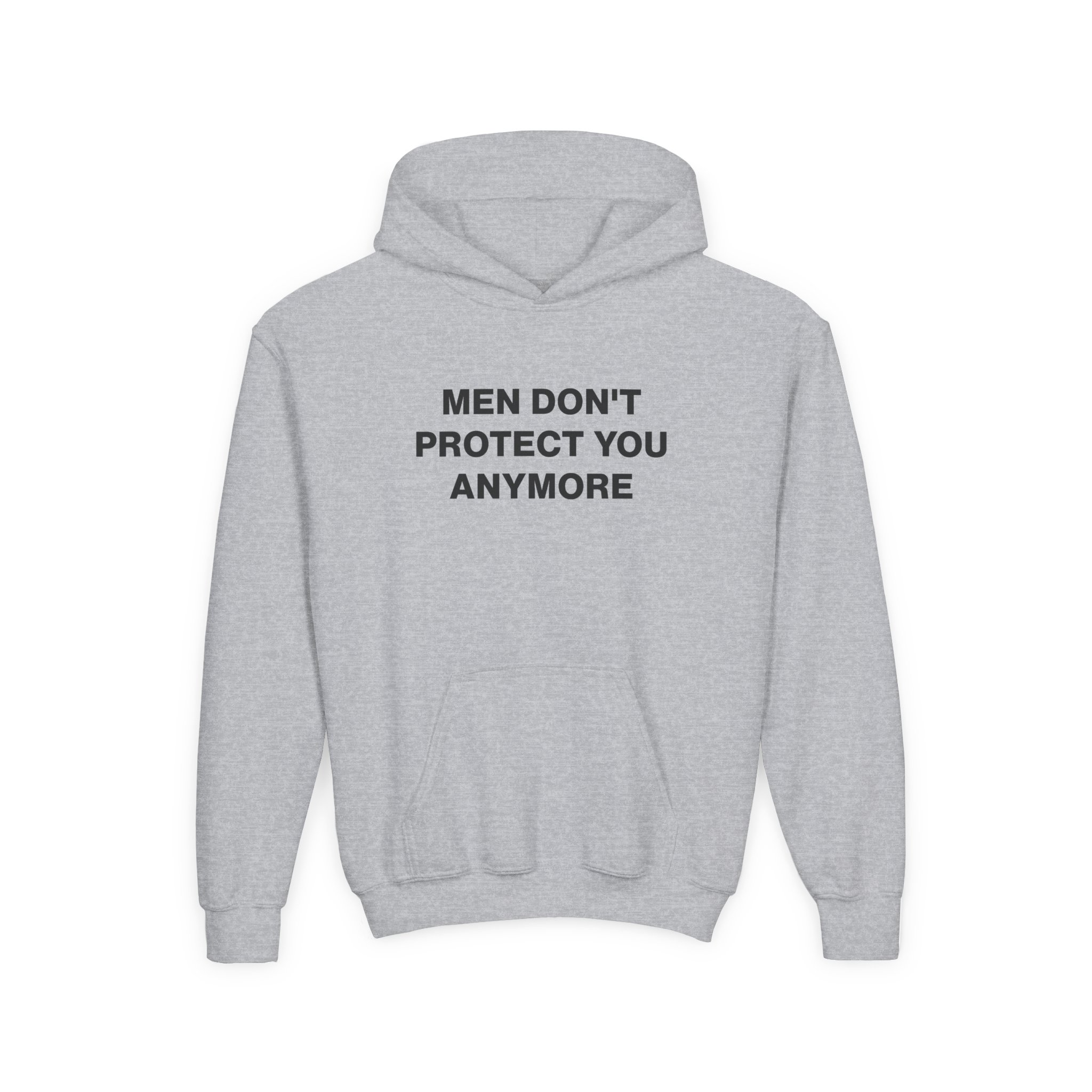 Jenny Holzer Men Don´t Protect You Anymore Youth Heavy Blend Hooded Sweatshirt - Image 3