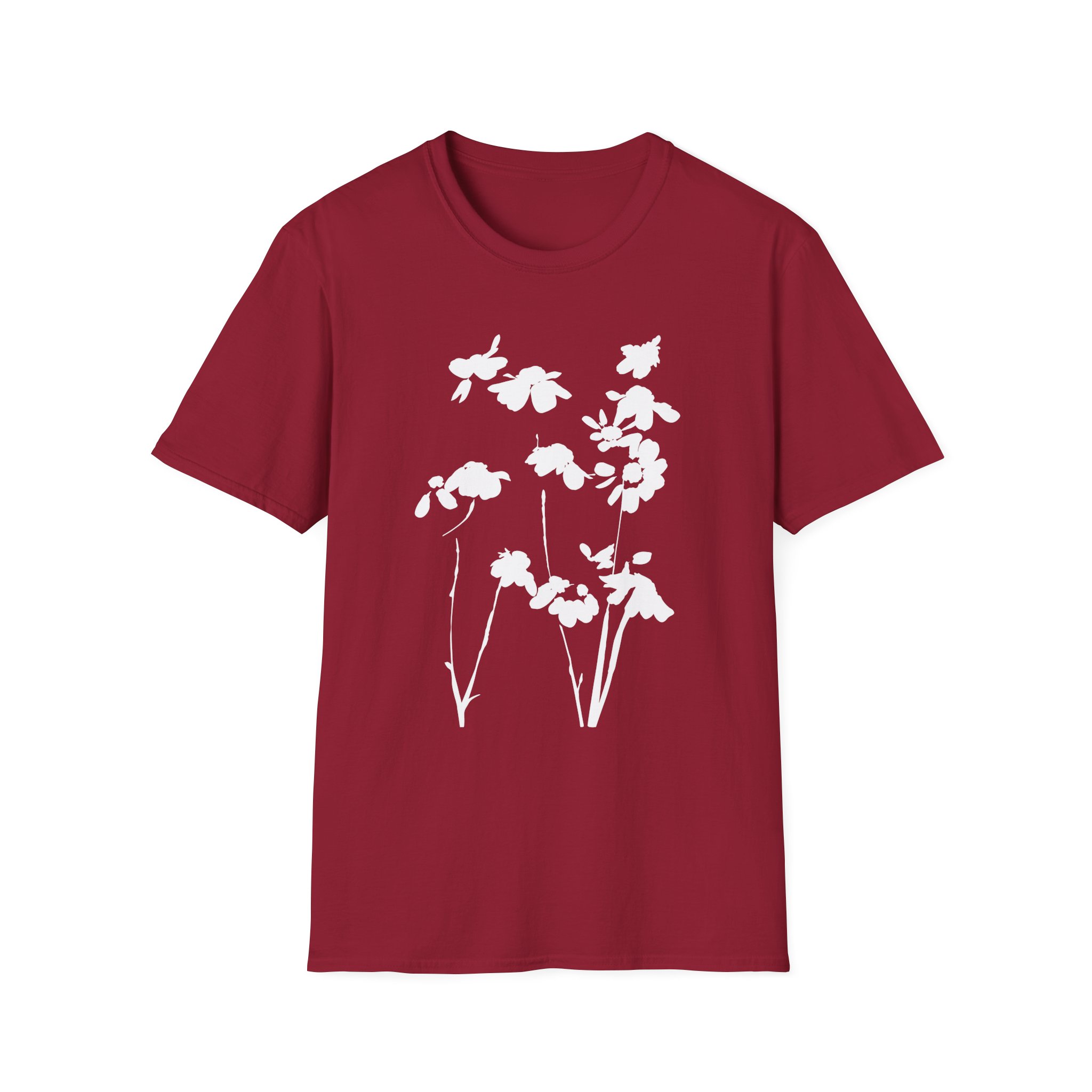 AG petal blurred flowers Unisex Softstyle T-Shirt - Image 25
