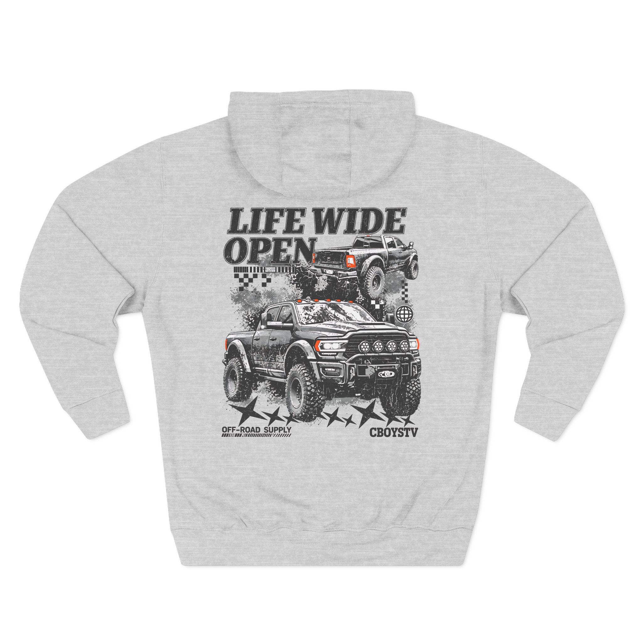 Cboystv Prospector Whiteout Three-Panel Fleece Hoodie - Image 4
