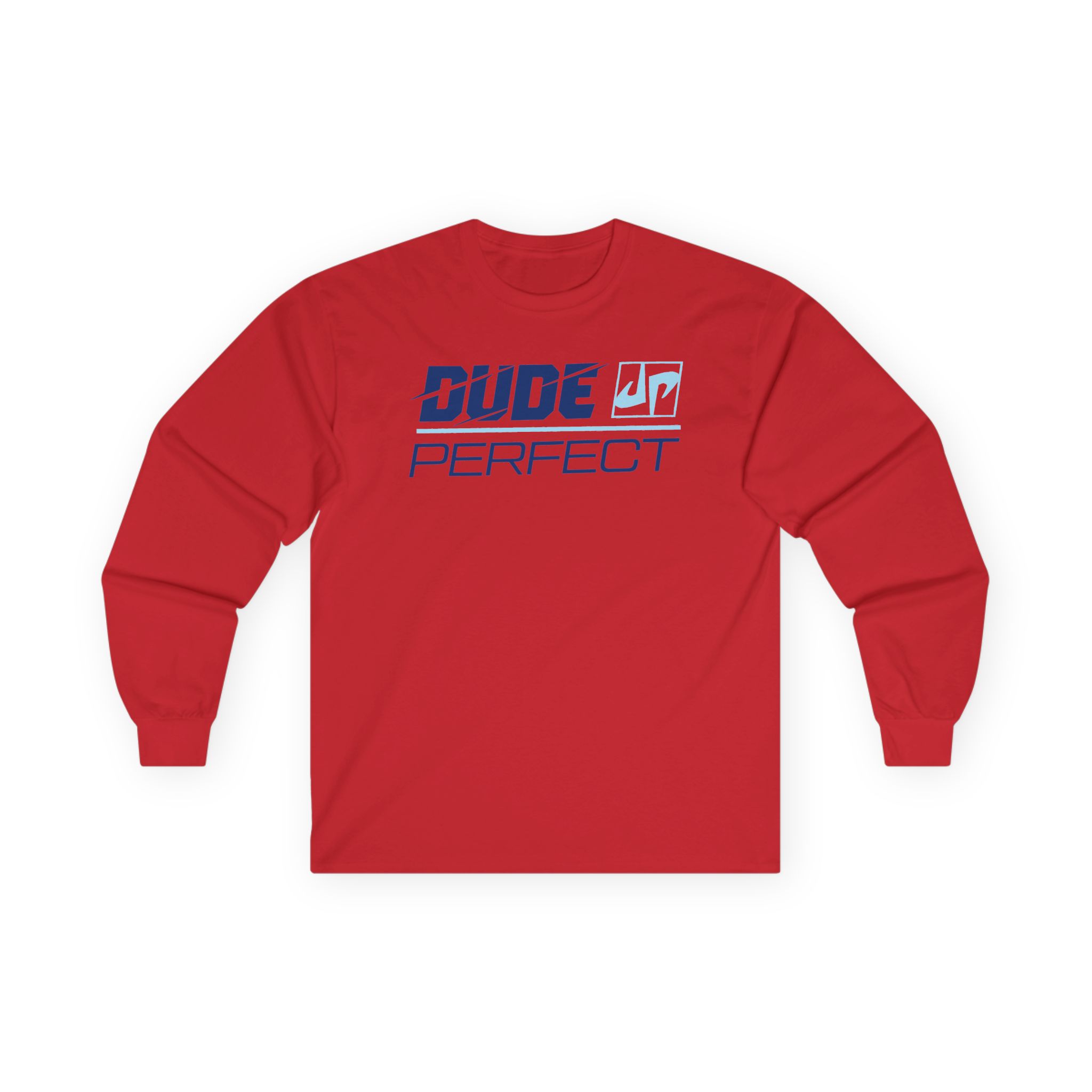 Dude Perfect Slash Wordmark Unisex Ultra Cotton Long Sleeve Tee - Image 11