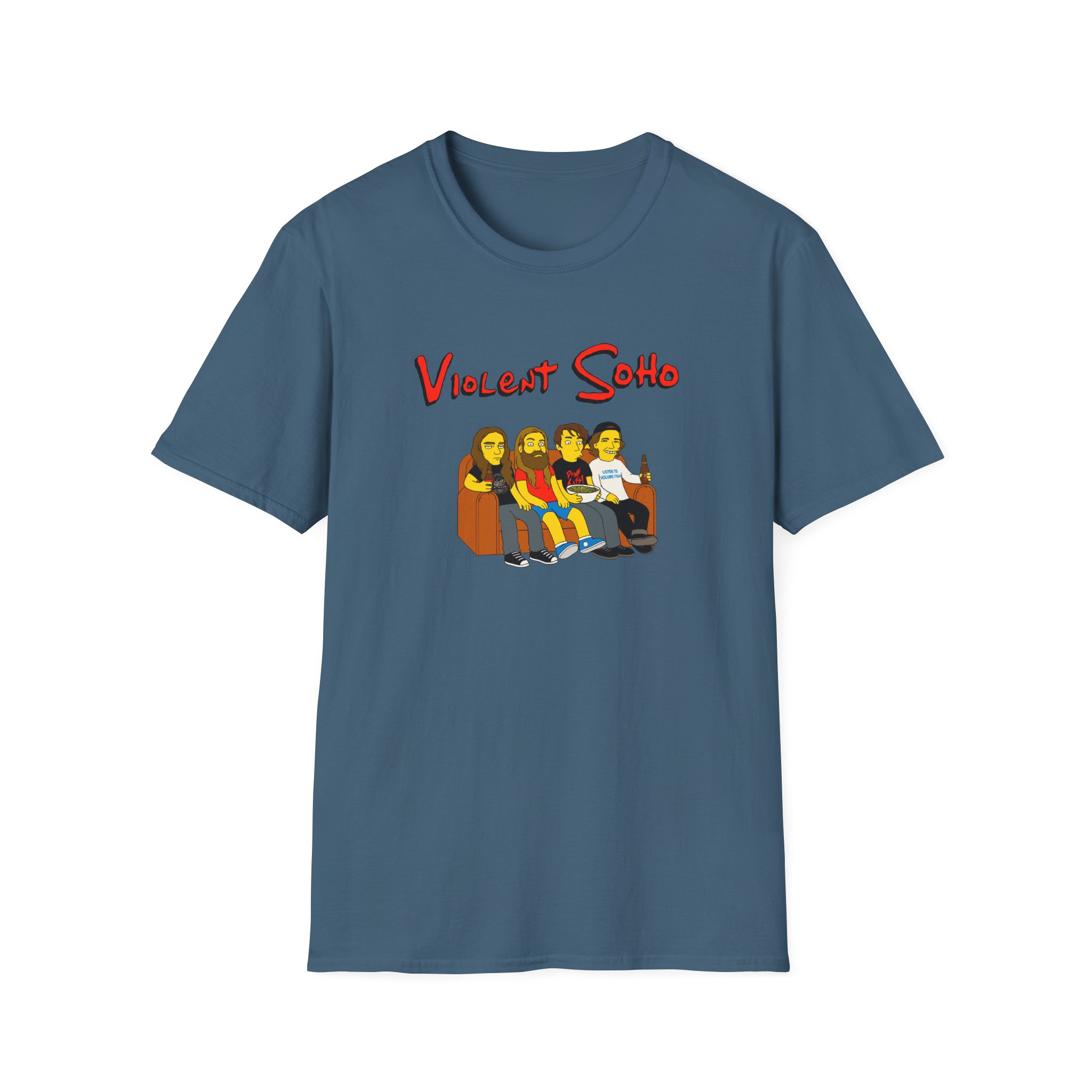Violent Soho Springfield 4122 Unisex Softstyle T-Shirt - Image 25