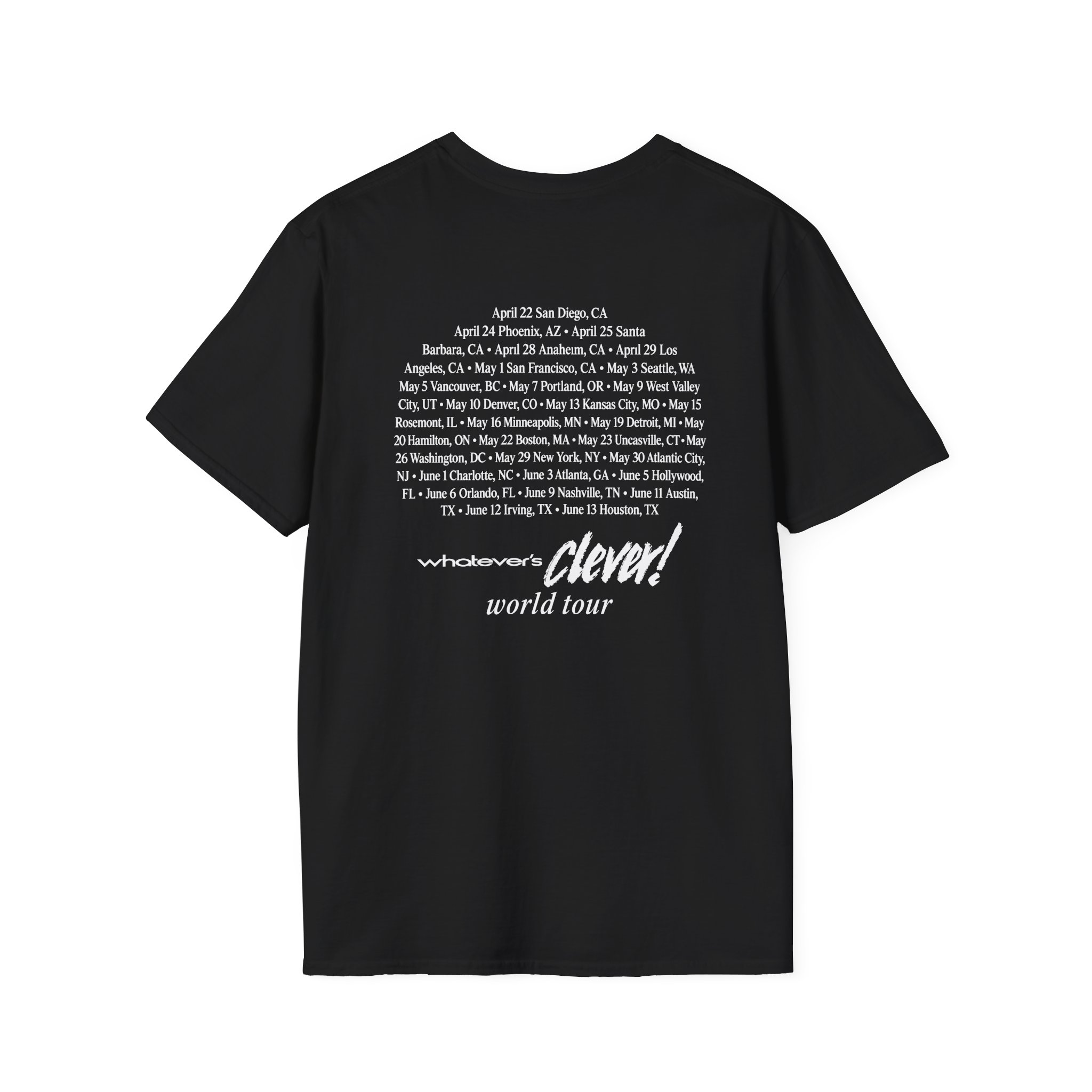 Charlie Puth Charlie Puth 2026 Tour Unisex Softstyle T-Shirt - Image 2