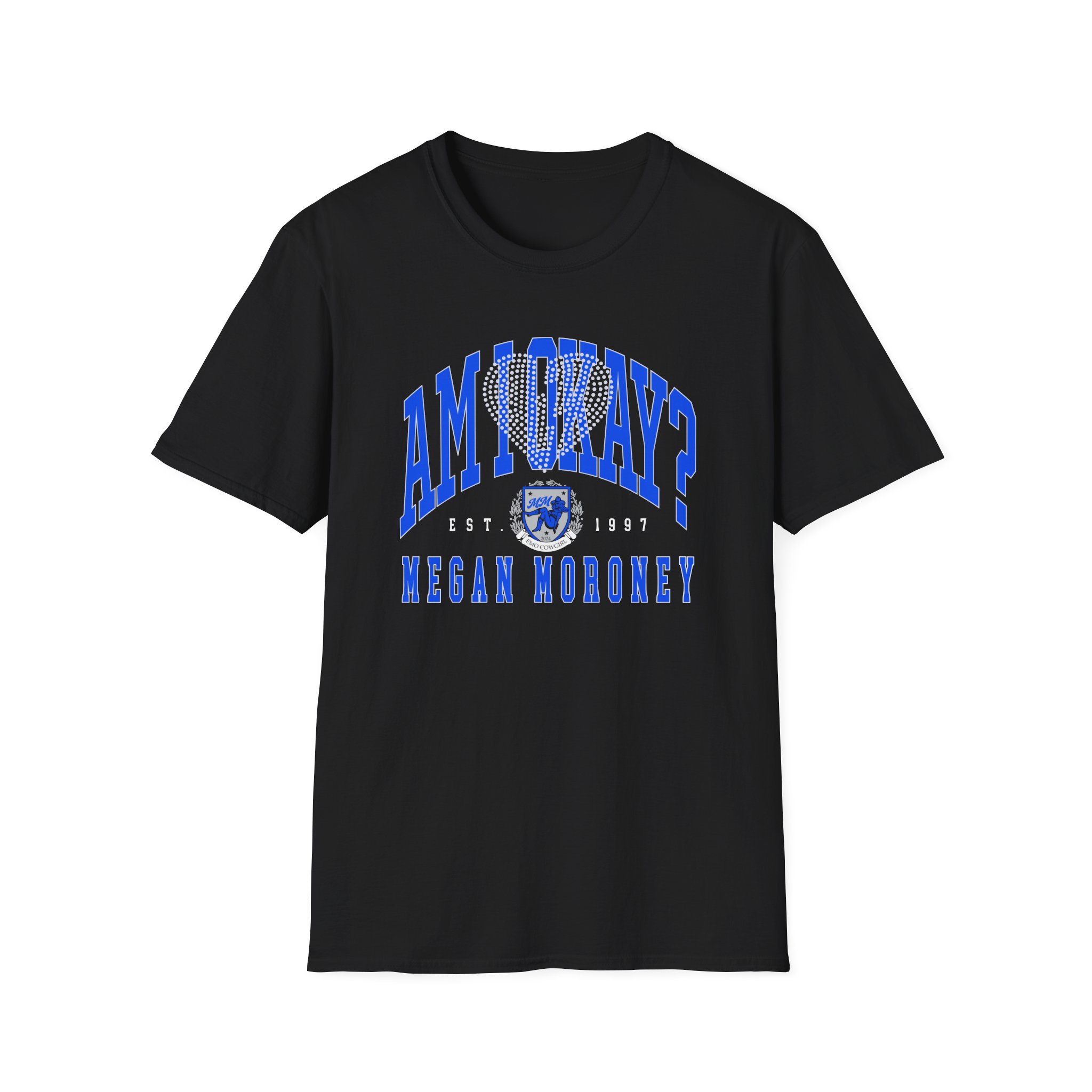 Megan Moroney Am I Okay? Rhinestone Unisex Softstyle T-Shirt