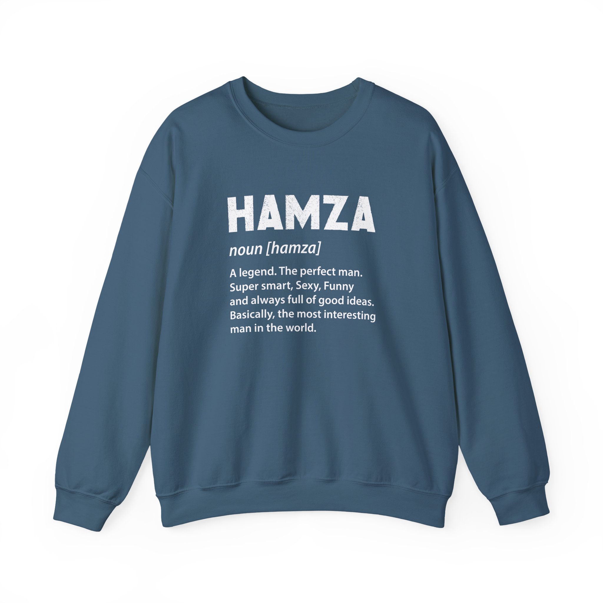 Hamza Name Unisex Heavy Blend™ Crewneck Sweatshirt - Image 17
