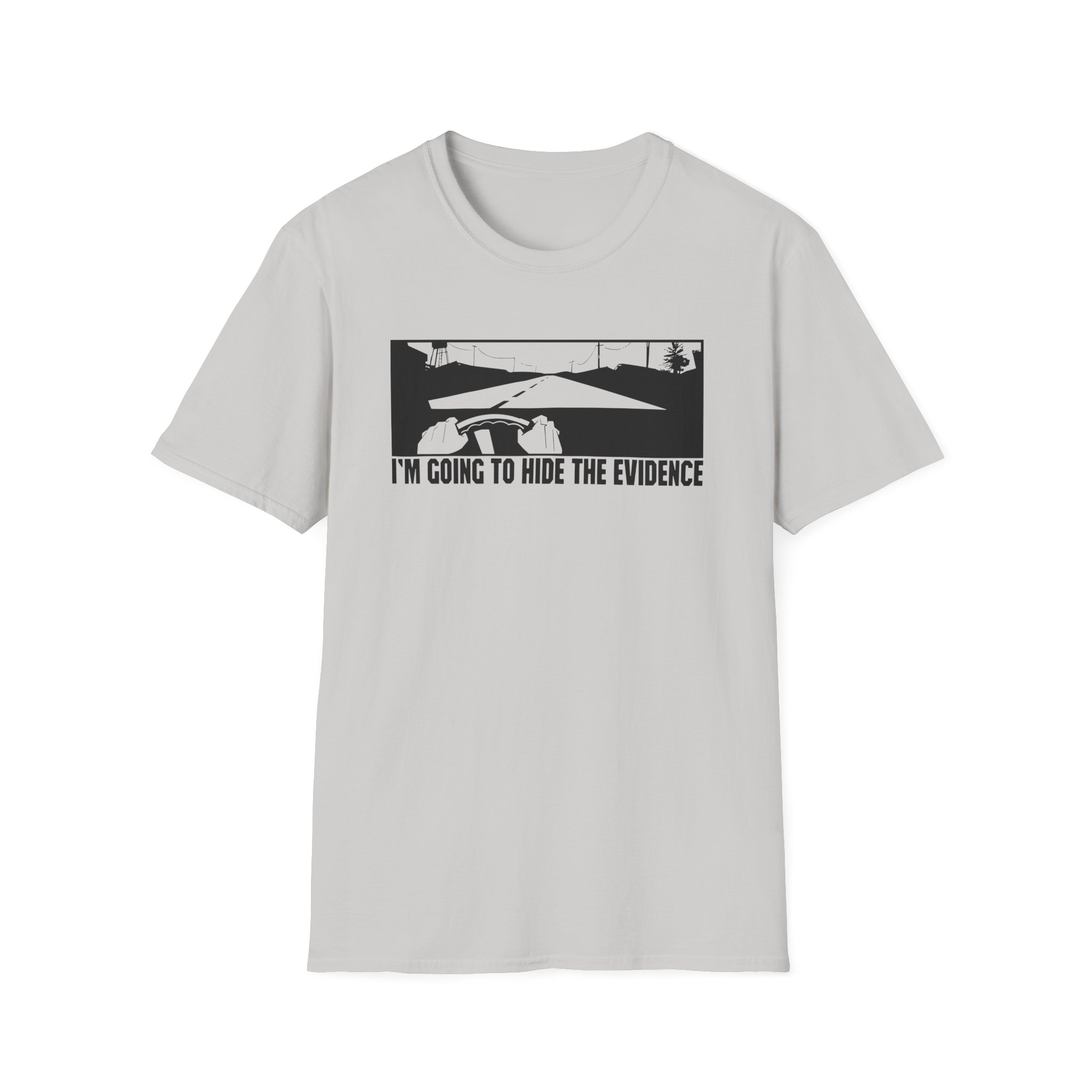 Shroud Hide The Evidence Unisex Softstyle T-Shirt - Image 5