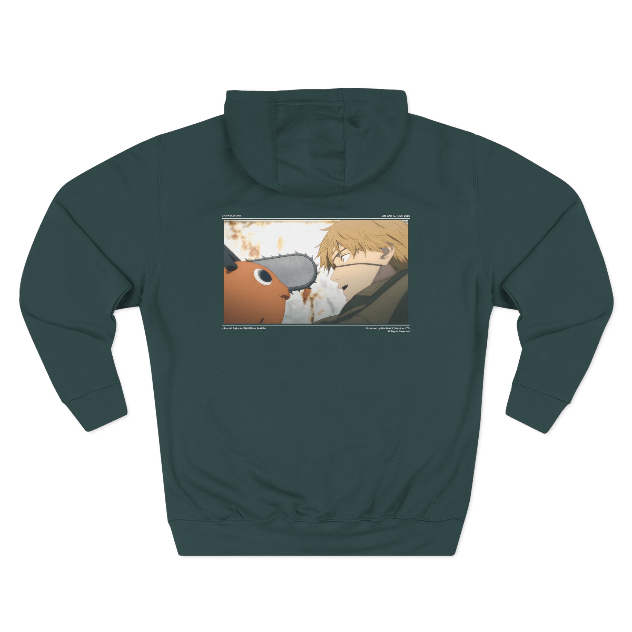 Chainsaw Man X Dim Mak Pochita Three-Panel Fleece Hoodie - Image 8